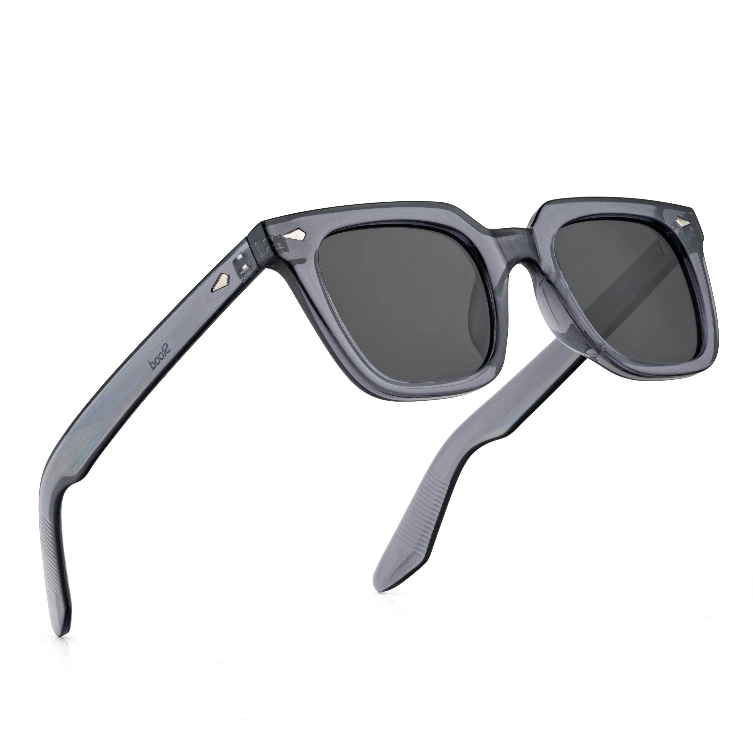 Stood Retro Square Black UV Protection Chashma For Men & Women New Style – SG-STD0013-C2