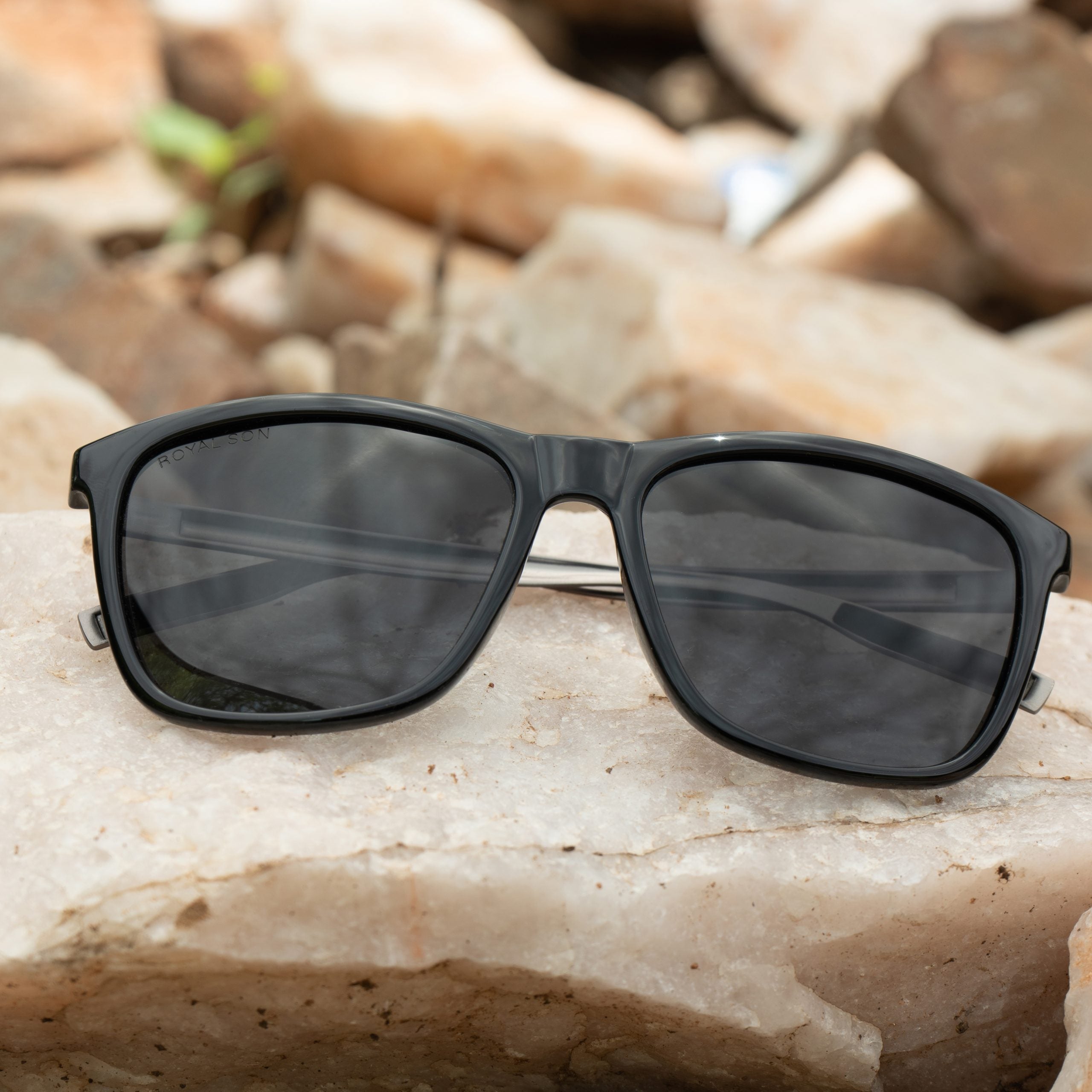 Royal Son Square Polarized Men Sunglasses - CHI0086-C2