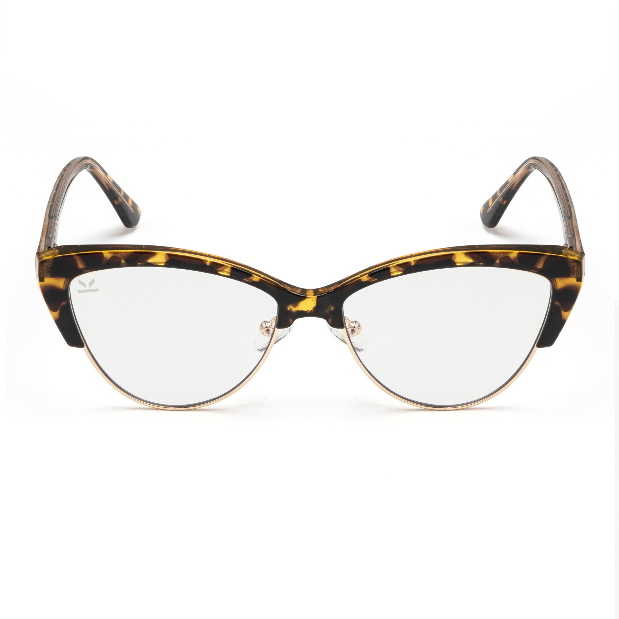 PERKEY Transparent Blue Light Spectacles Frame For Women - OPTL0014-C4