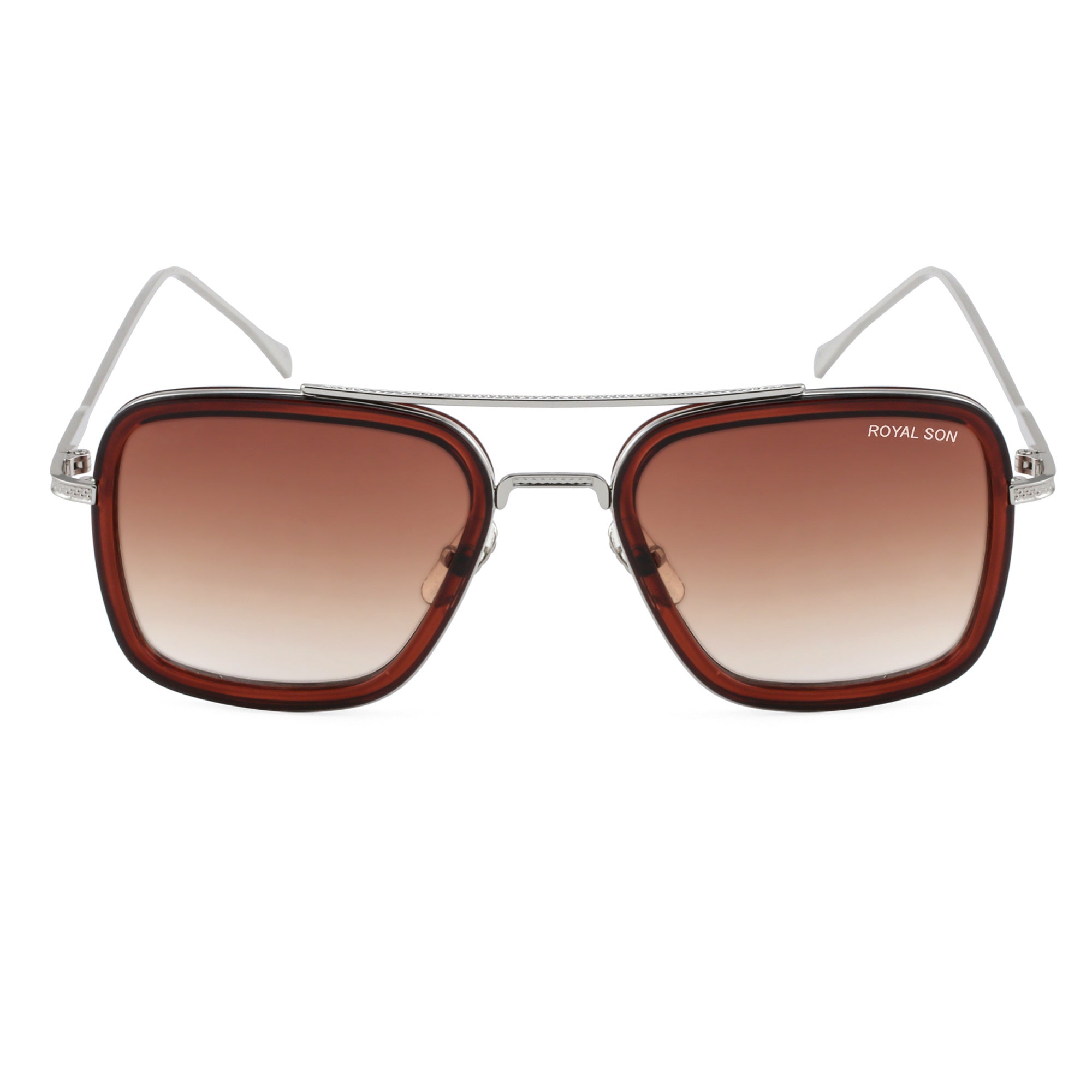 Royal Son Square UV Protected Men Women Sunglasses - CHI0073