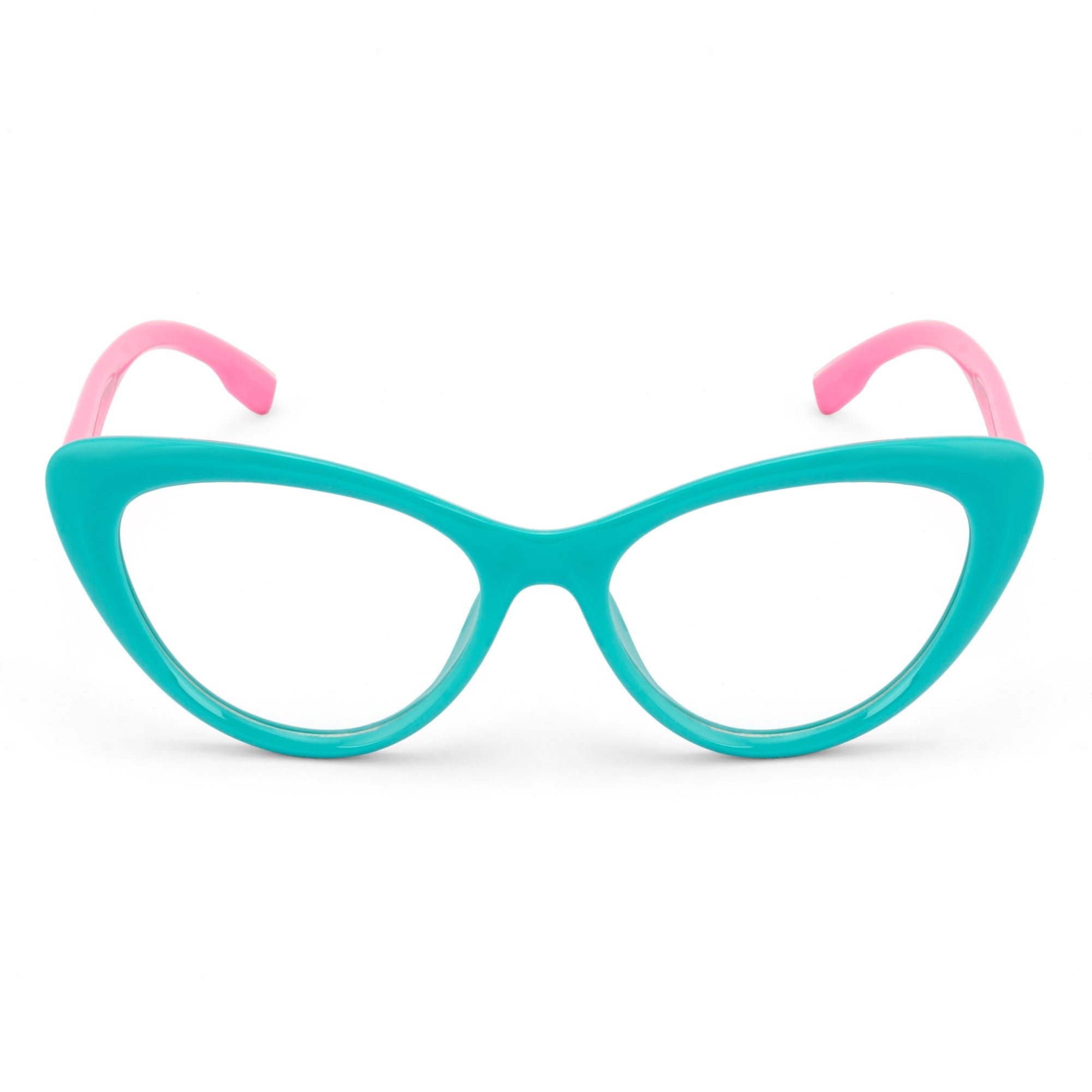 Royal Son Cat Eye Black Spectacles Frames For Kids - SFKID0055-C3
