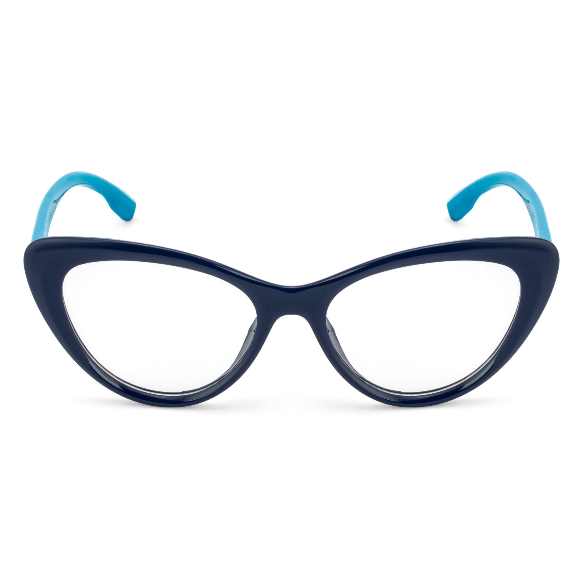 Royal Son Cat Eye Black Spectacles Frames For Kids - SFKID0055-C4