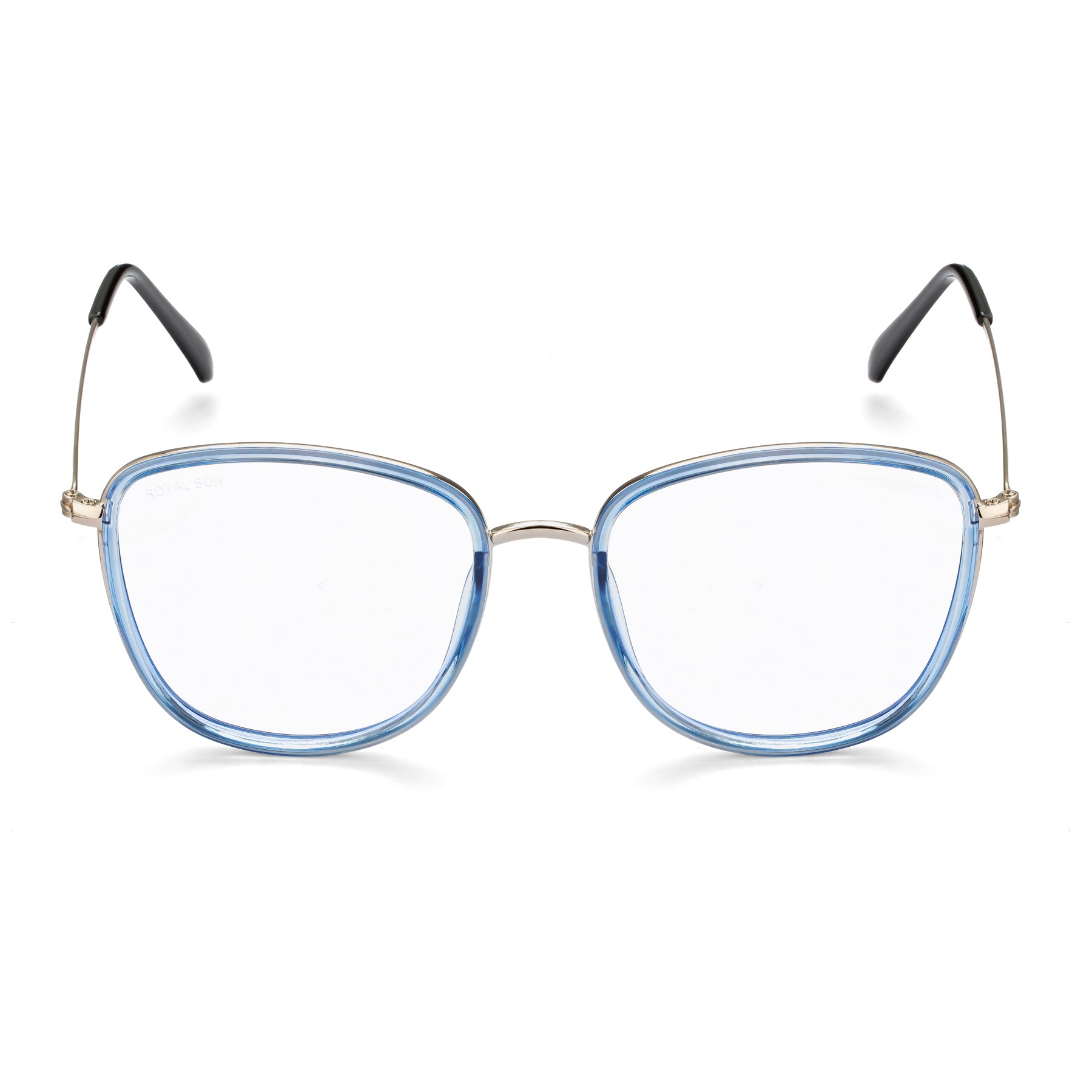Royal Son Square Blue Ray Cut Men Women Eye Glasses - SF0015-C2