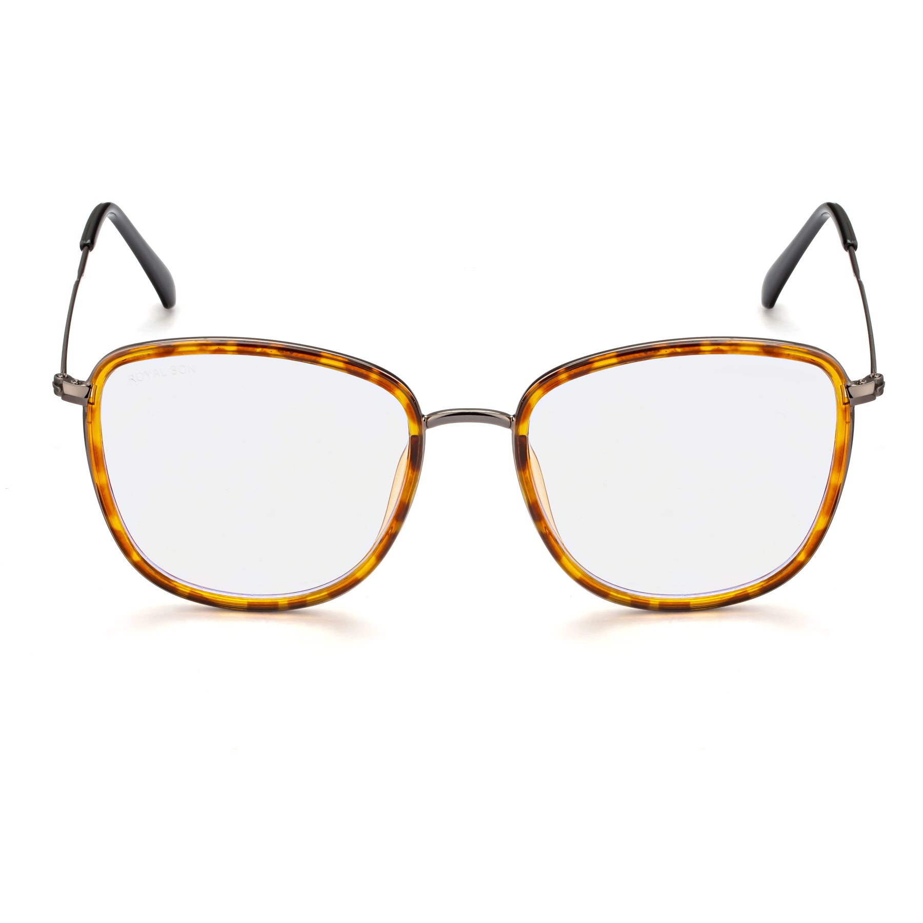 Royal Son Square Blue Ray Cut Men Women Eye Glasses - SF0015-C4