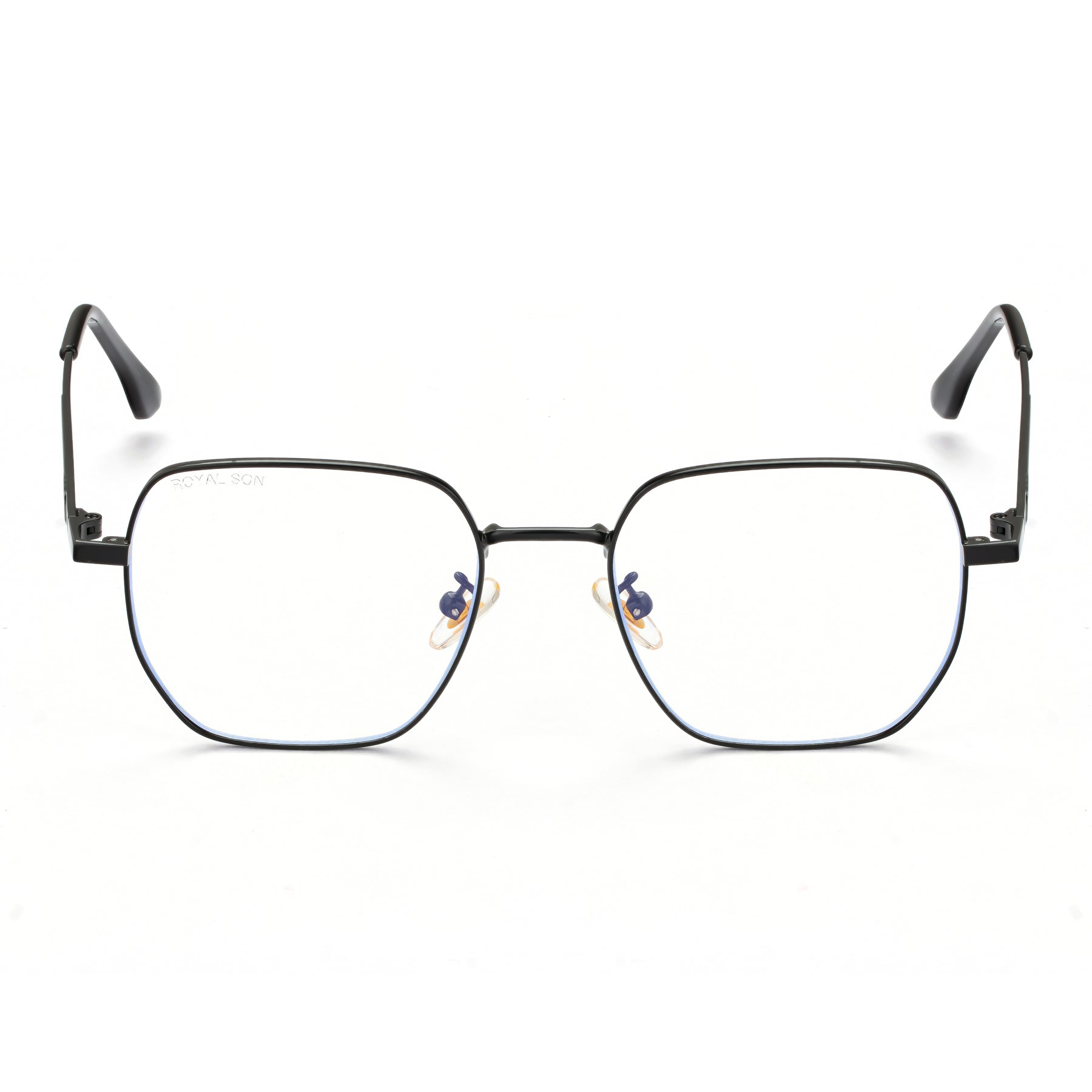 Royal Son Polygon Blue Ray Cut Men Women Eye Glasses - SF0016-C1