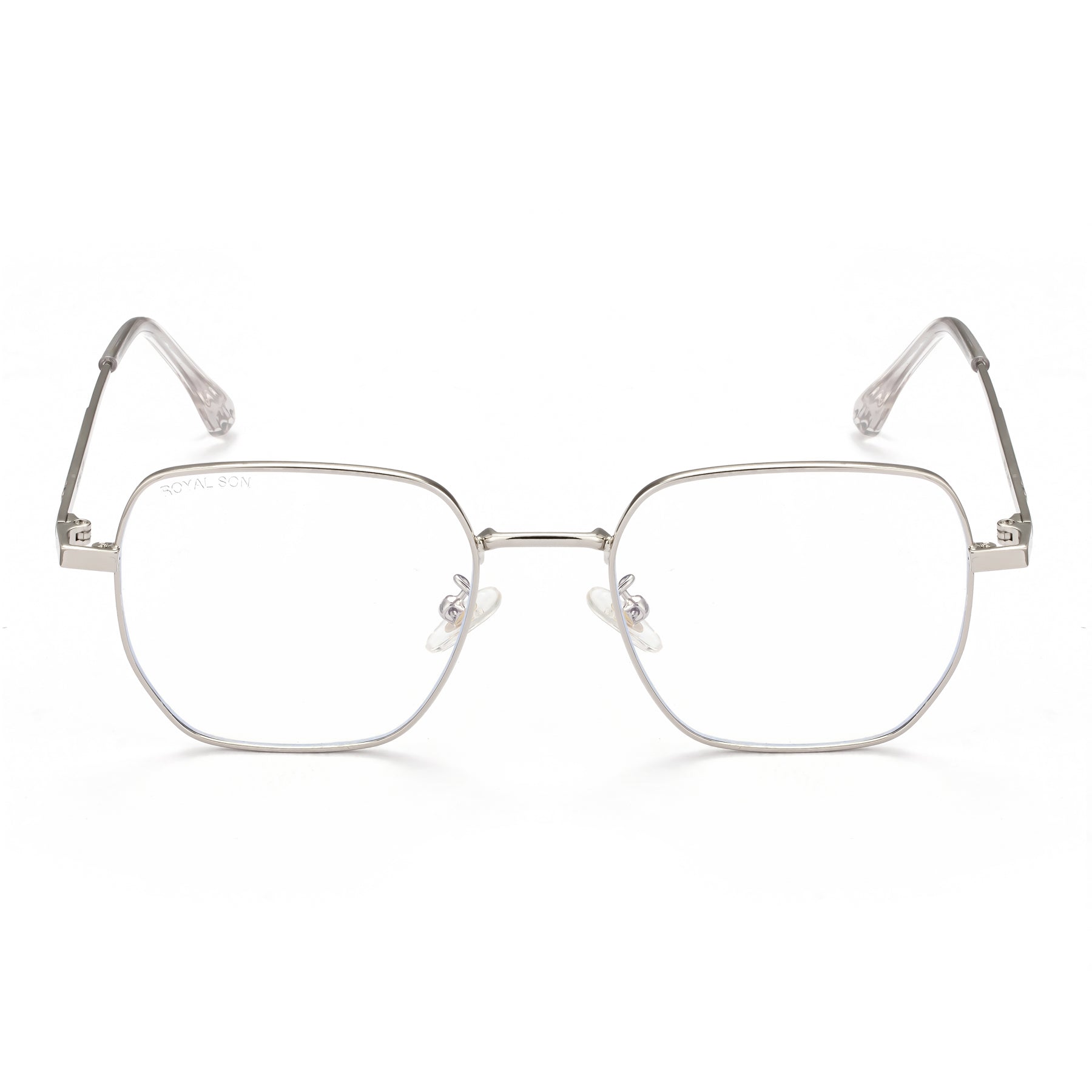 Royal Son Polygon Blue Ray Cut Men Women Eye Glasses - SF0016-C3
