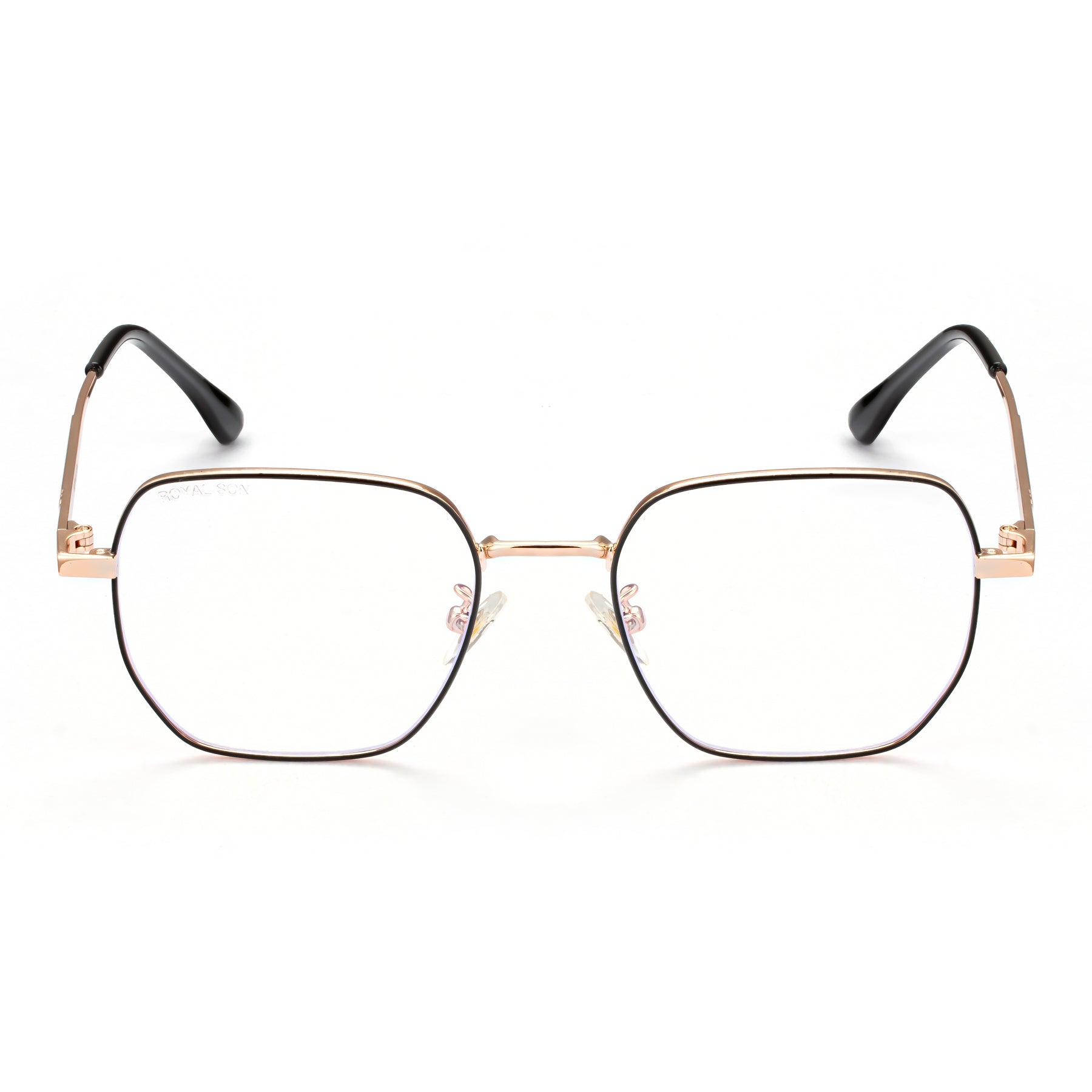 Royal Son Polygon Blue Ray Cut Men Women Eye Glasses - SF0016-C4