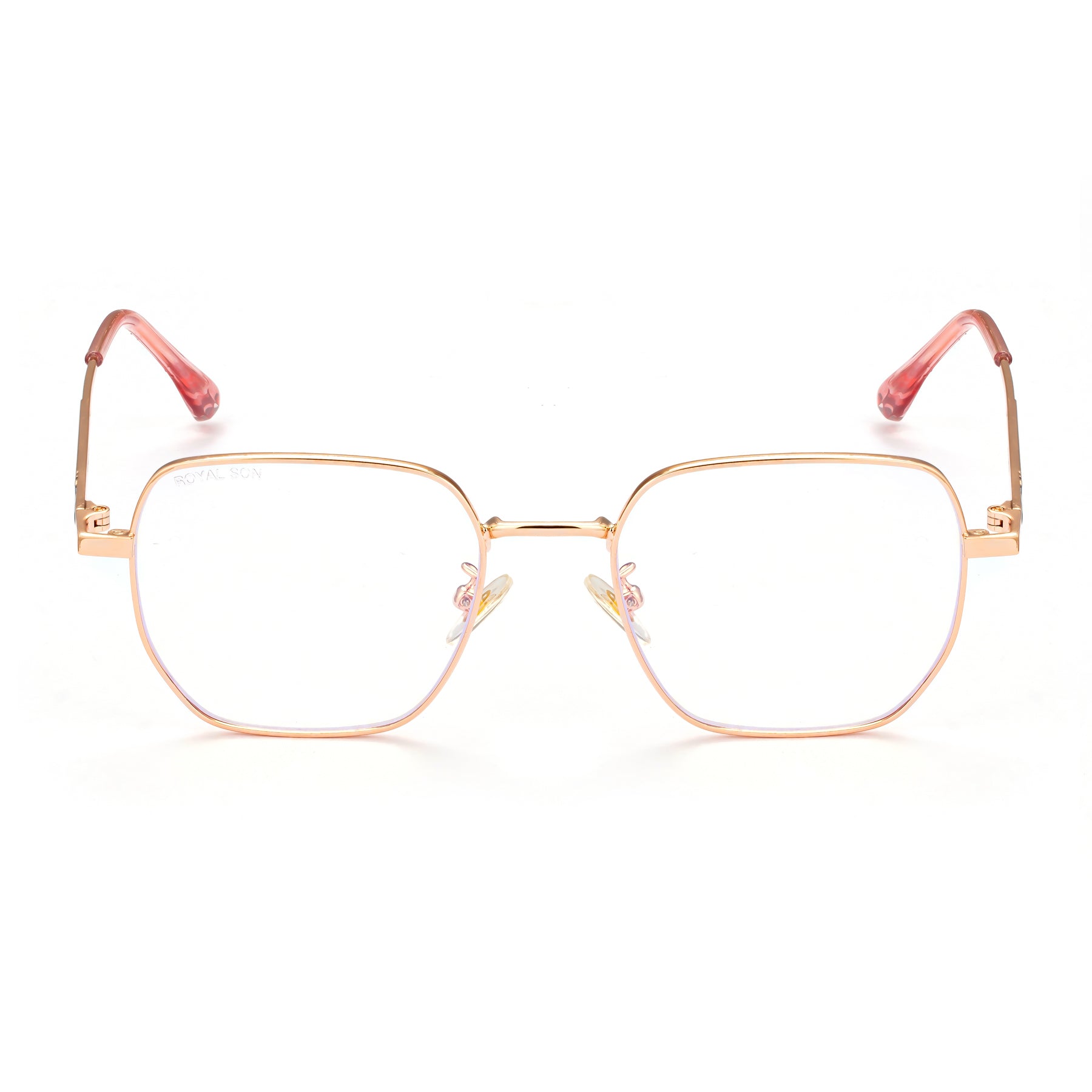 Royal Son Polygon Blue Ray Cut Men Women Eye Glasses - SF0016-C5