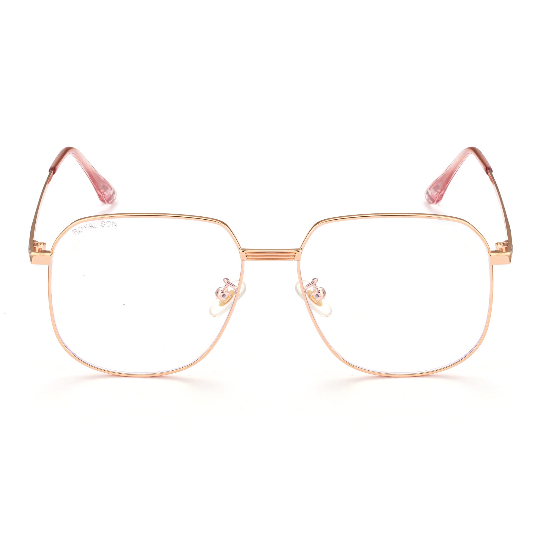 Royal Son Square Blue Ray Cut Men Women Eye Glasses - SF0017-C5
