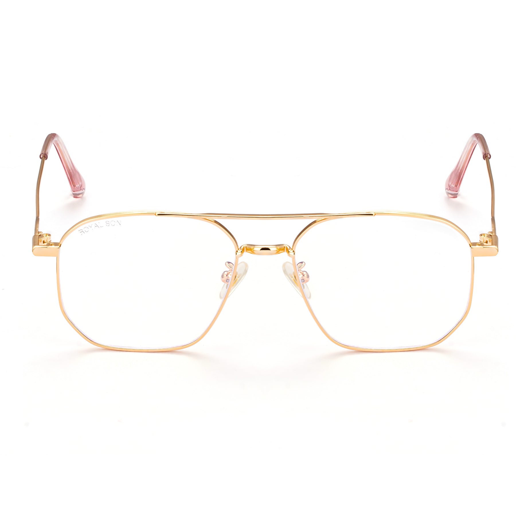 Royal Son Square Blue Ray Cut Men Women Eye Glasses - SF0020-C3