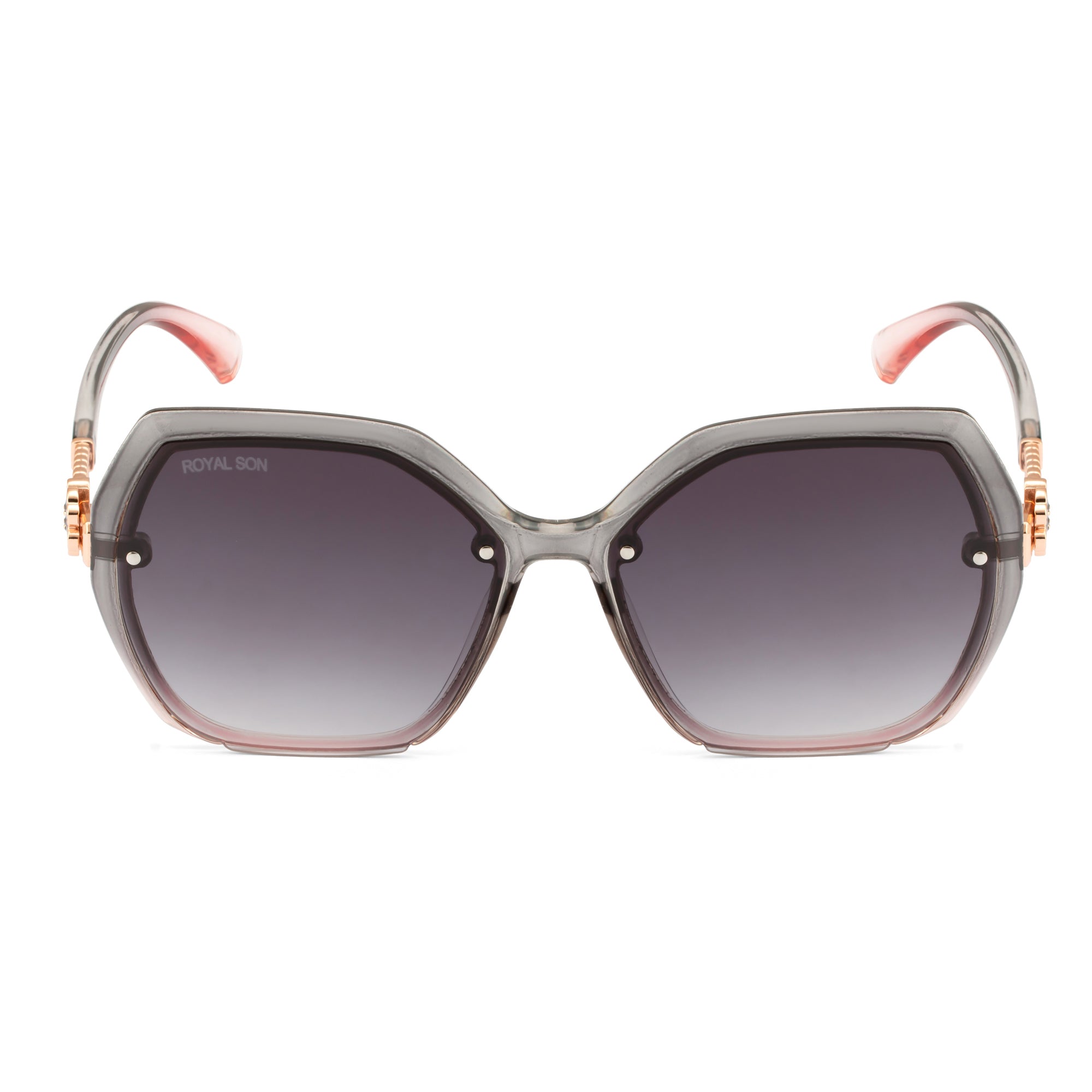 Royal Son Oversized Butterfly UV Protected Women Sunglasses - CHIWM00115-C2