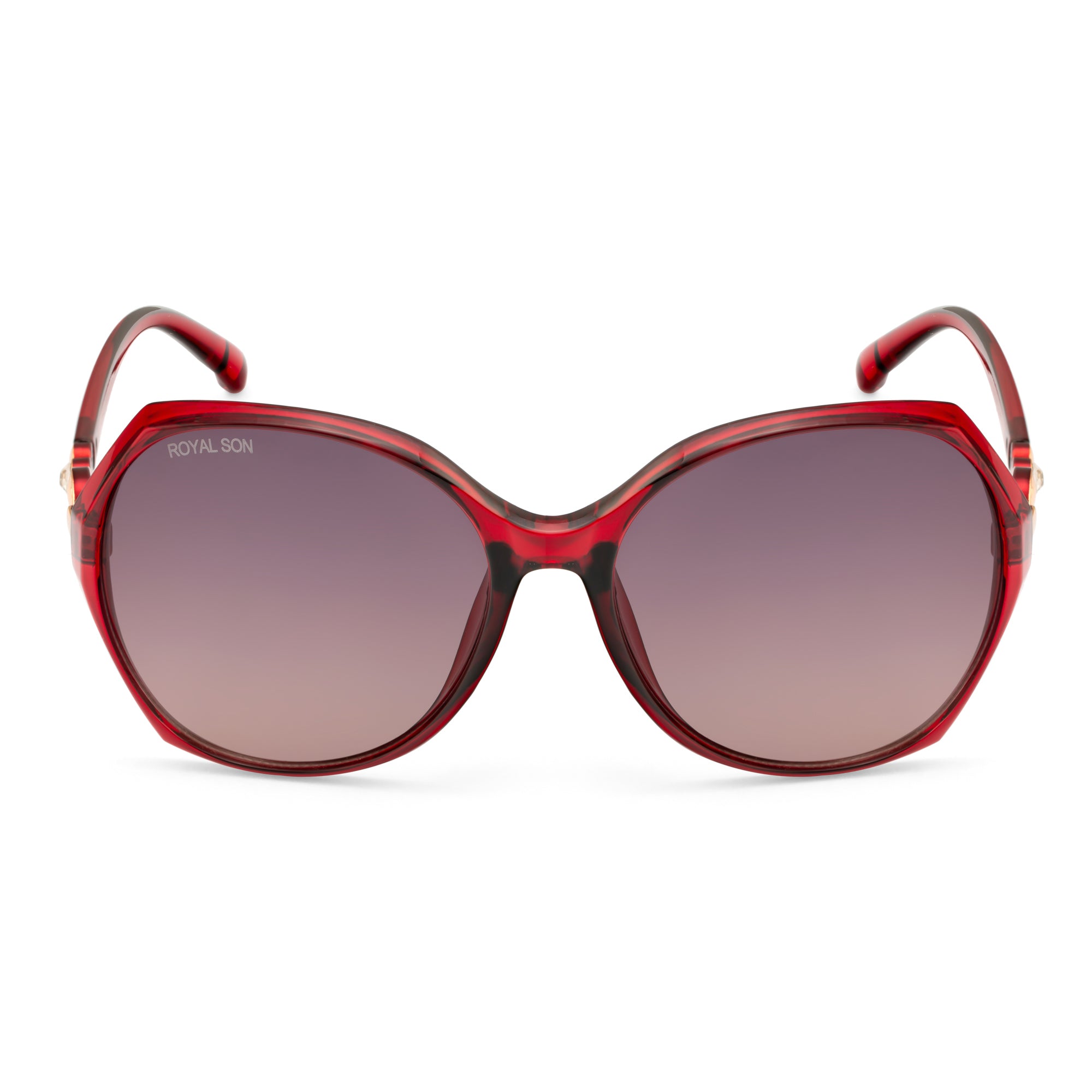 Royal Son Oversized Butterfly UV Protected Women Sunglasses - CHIWM00116-C5