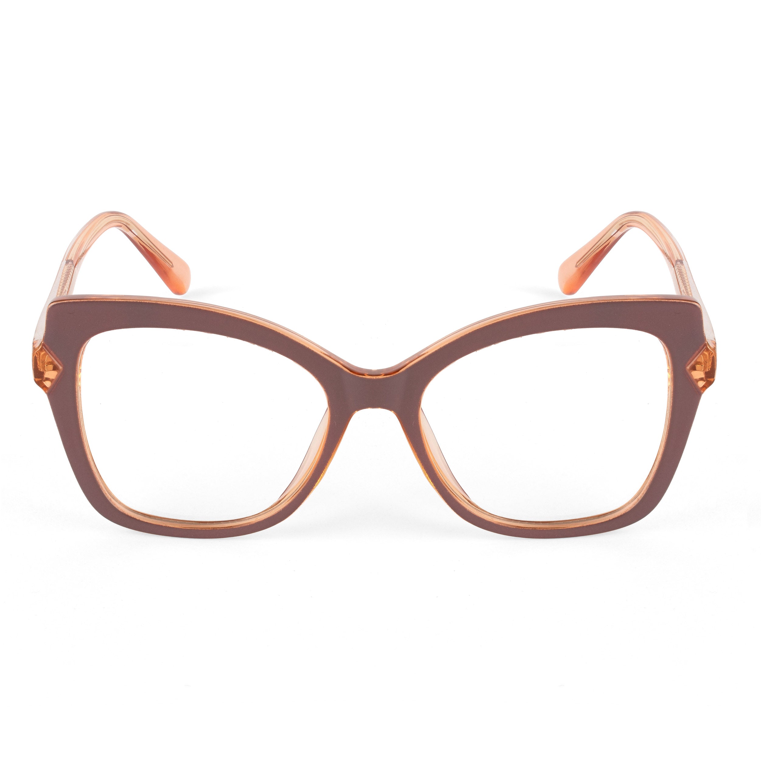 PERKEY Full Rim Cat Eye-Oversized  Spectacles Frames Women - OPTL005-C1