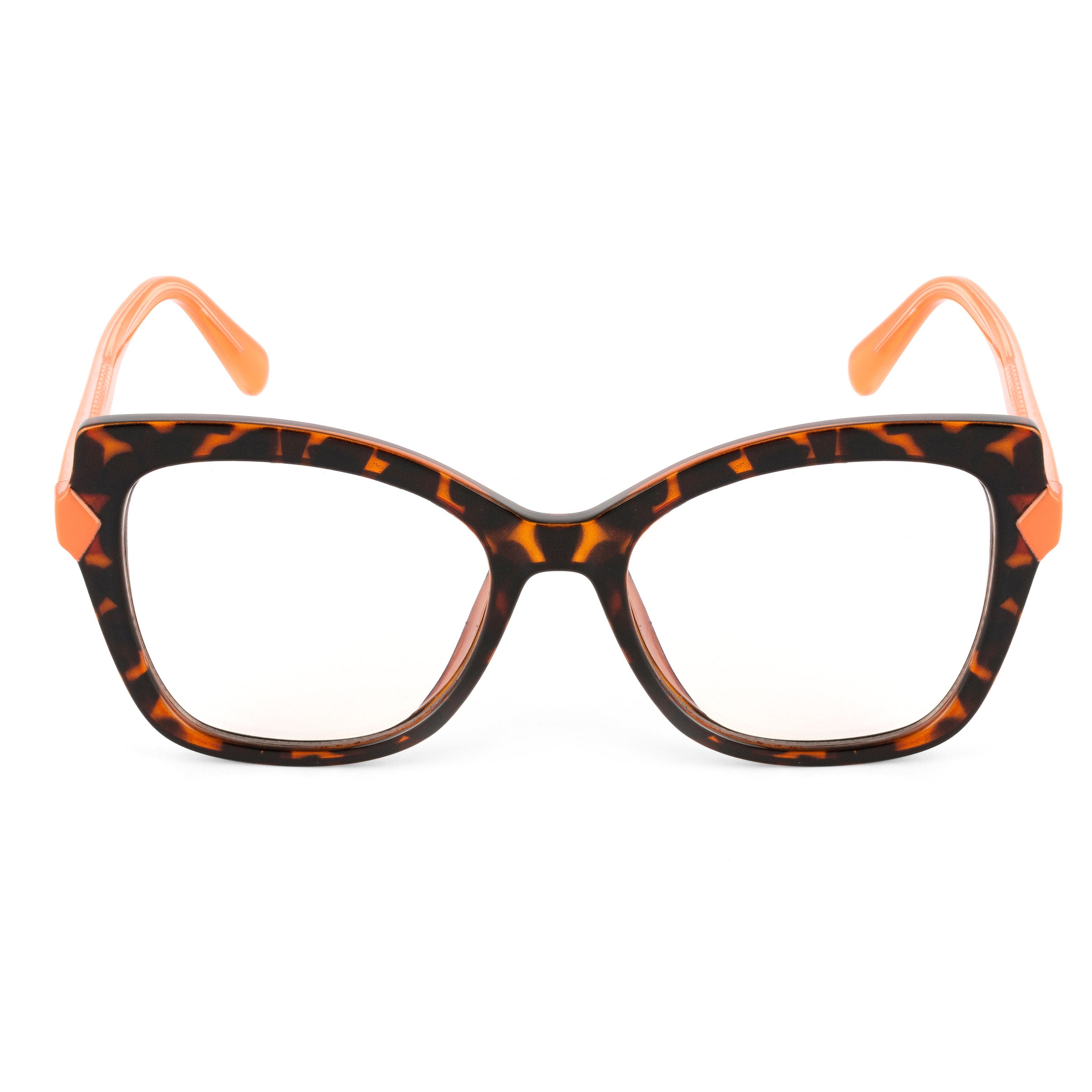 PERKEY Full Rim Cat Eye-Oversized Blue Light Blocking Spectacles Frames Women - OPTL005-C3