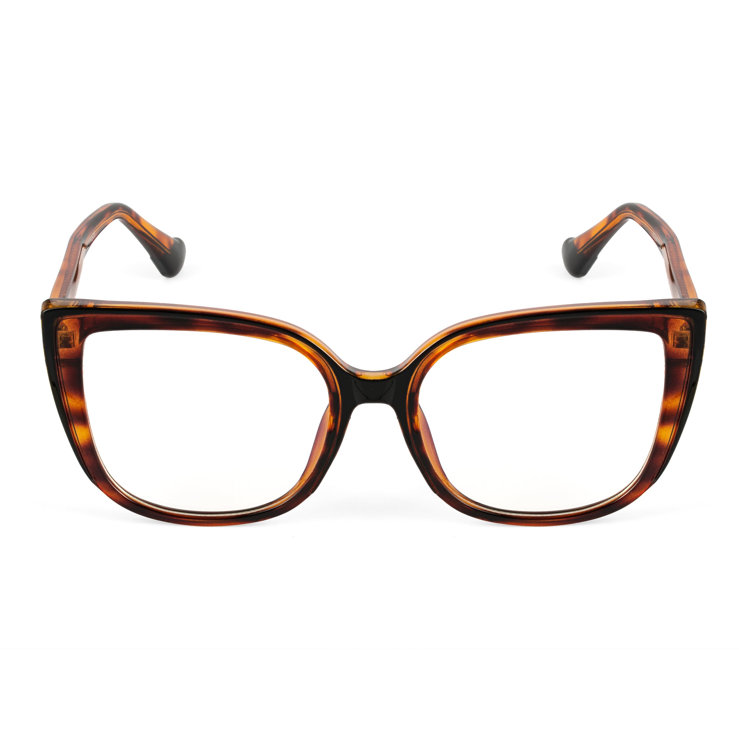 PERKEY Full Rim Square-Oversized Blue Light Blocking glasses Spectacles Frames Women - OPTL008-C3