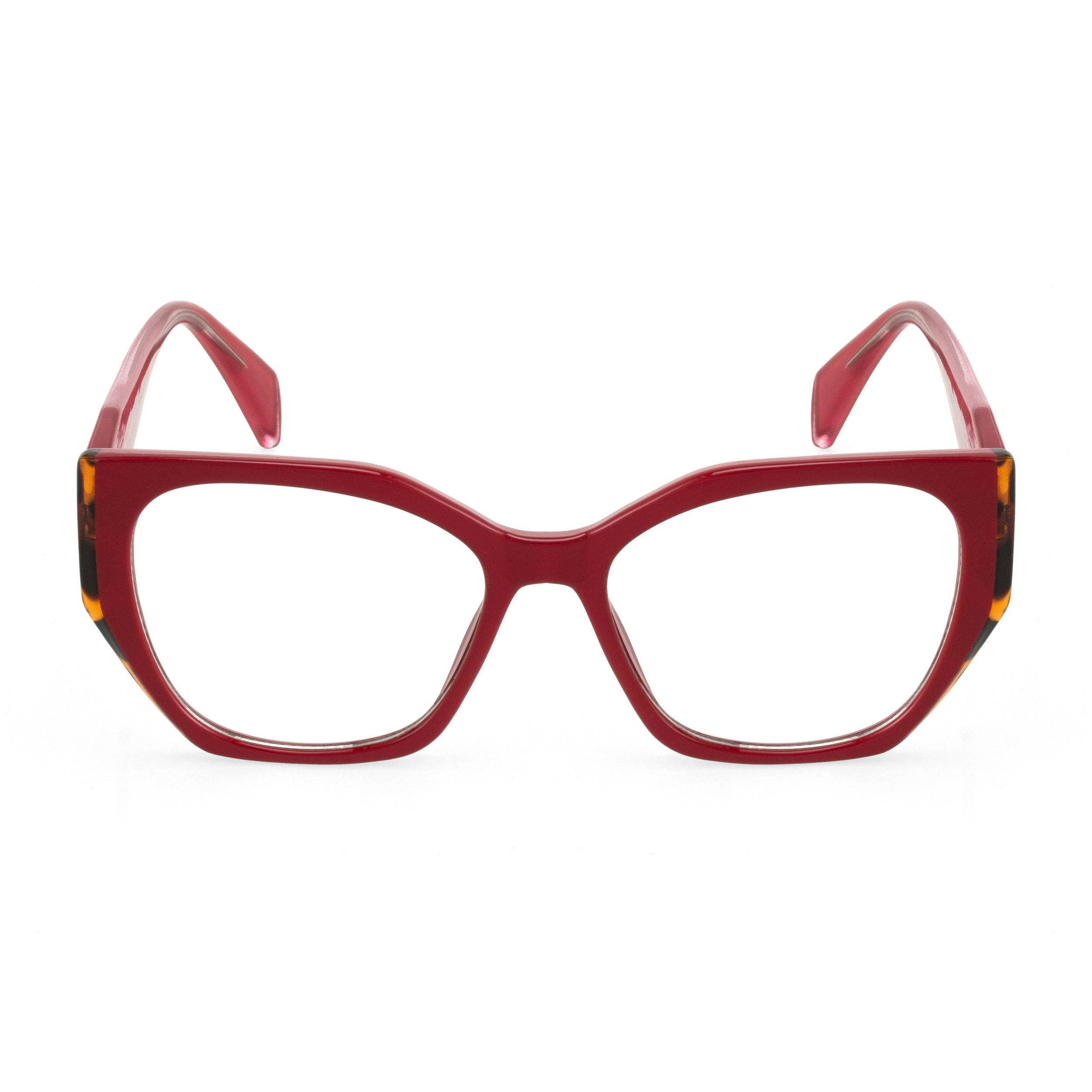 PERKEY Full Rim Cat Eye-Oversized Blue Light Blocking glasses Spectacles Frames Men Women - OPTL0012-C3