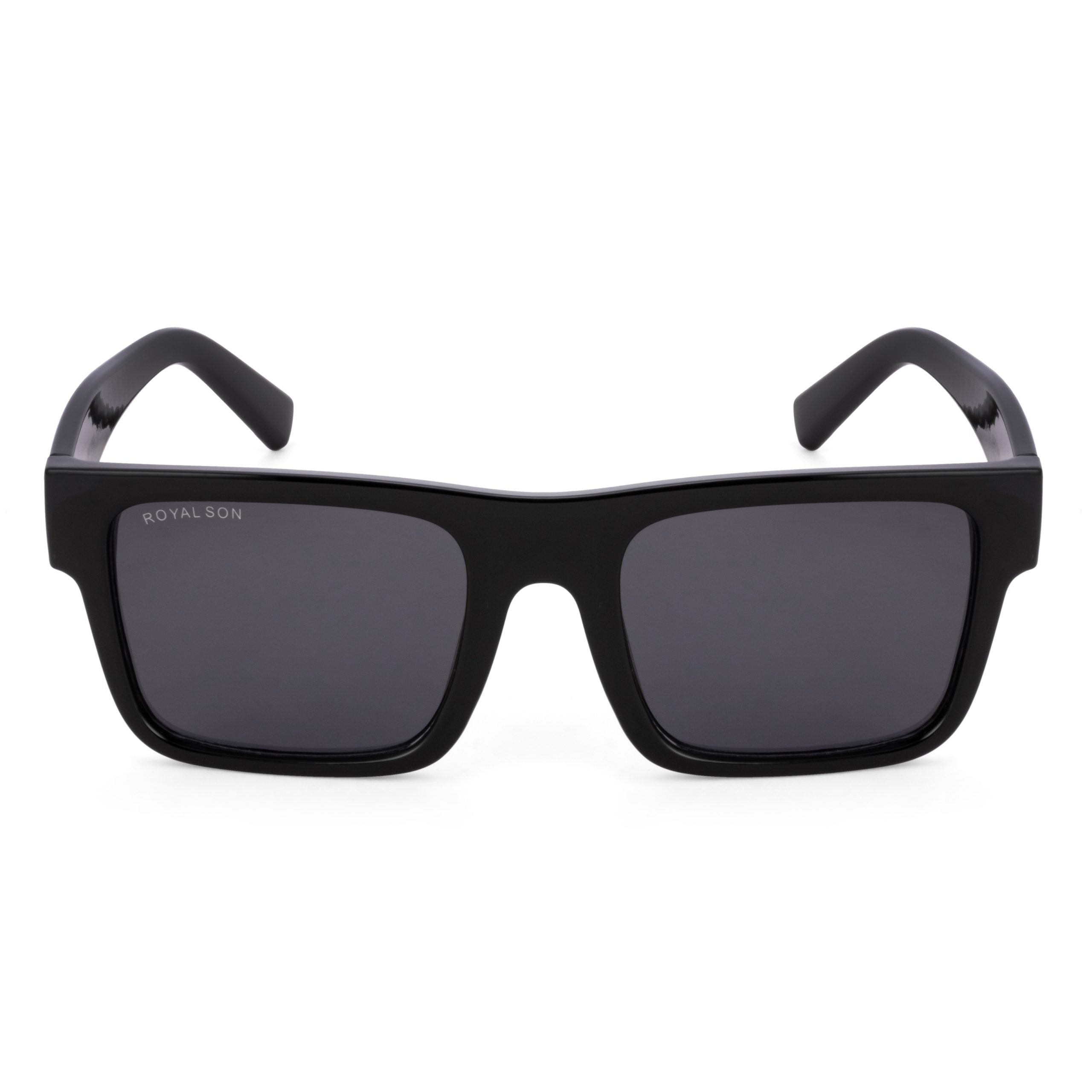 Royal Son Oversized Black Sunglasses Men Women  - CHI00168-C1