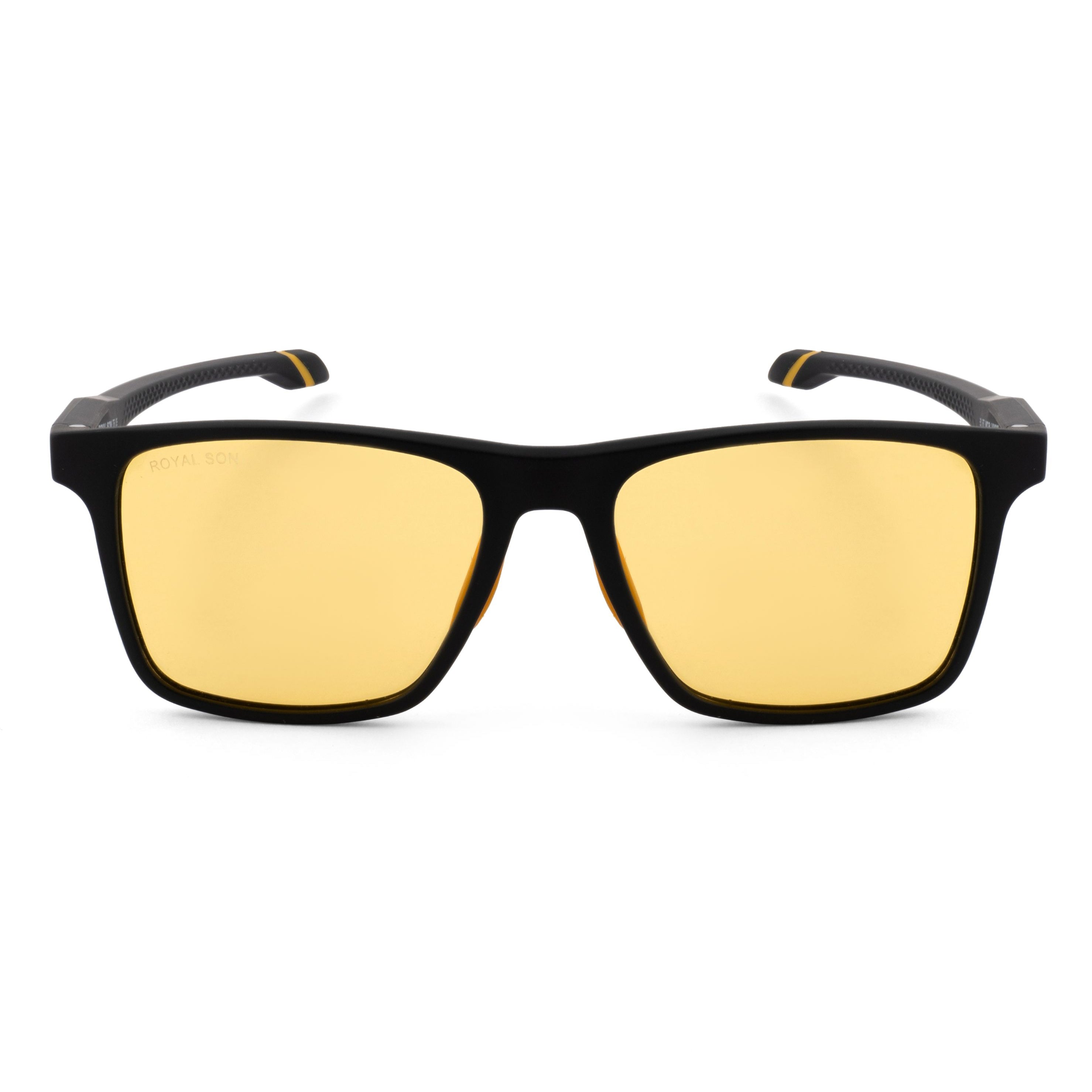 Royal Son Yellow Night Driving Polarized Sunglasses For Men - SG-RS1010-C2