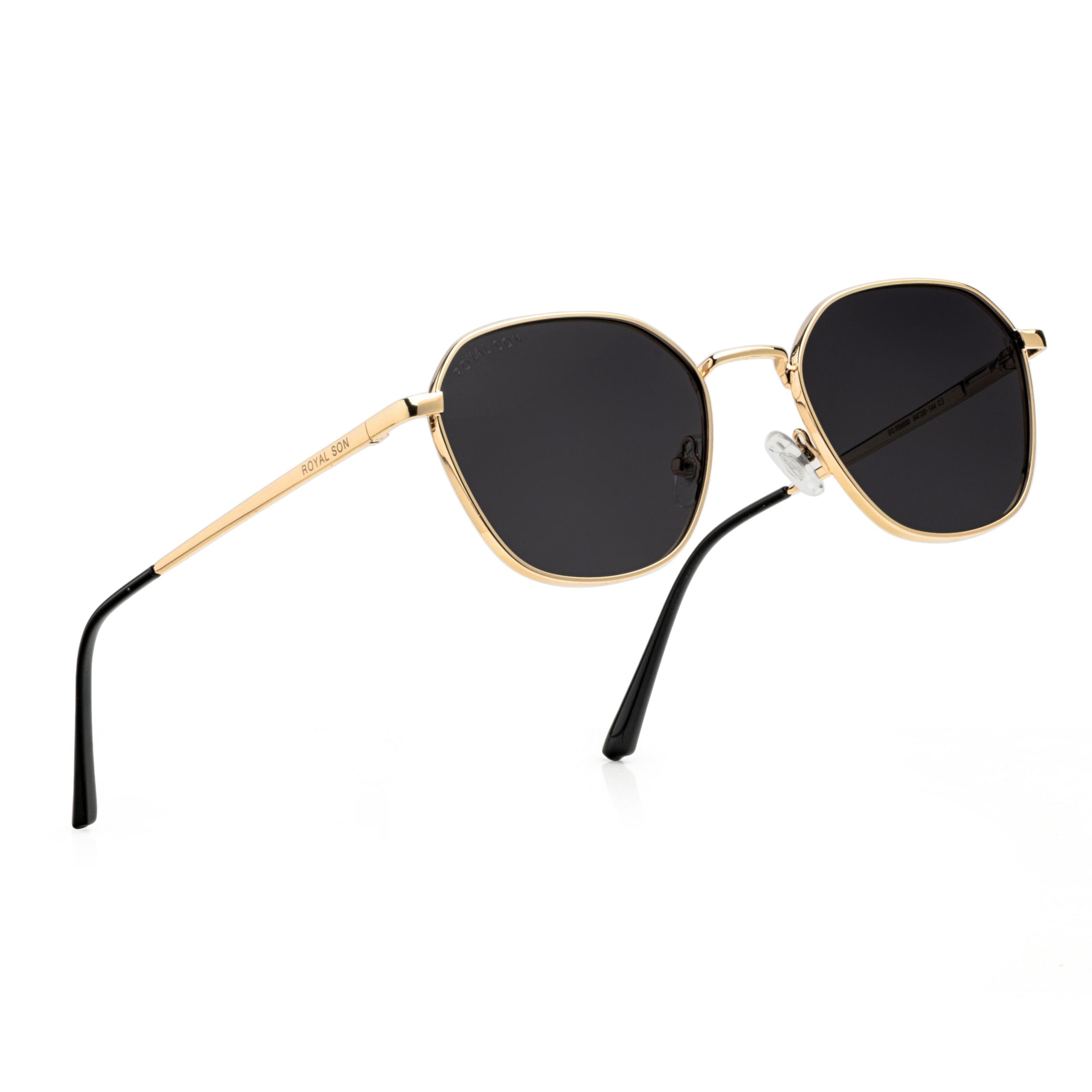 ROYAL SON Full Rim Square Polarized Sunglasses with UV Protection For Men and Women - SG-RS6060-C3