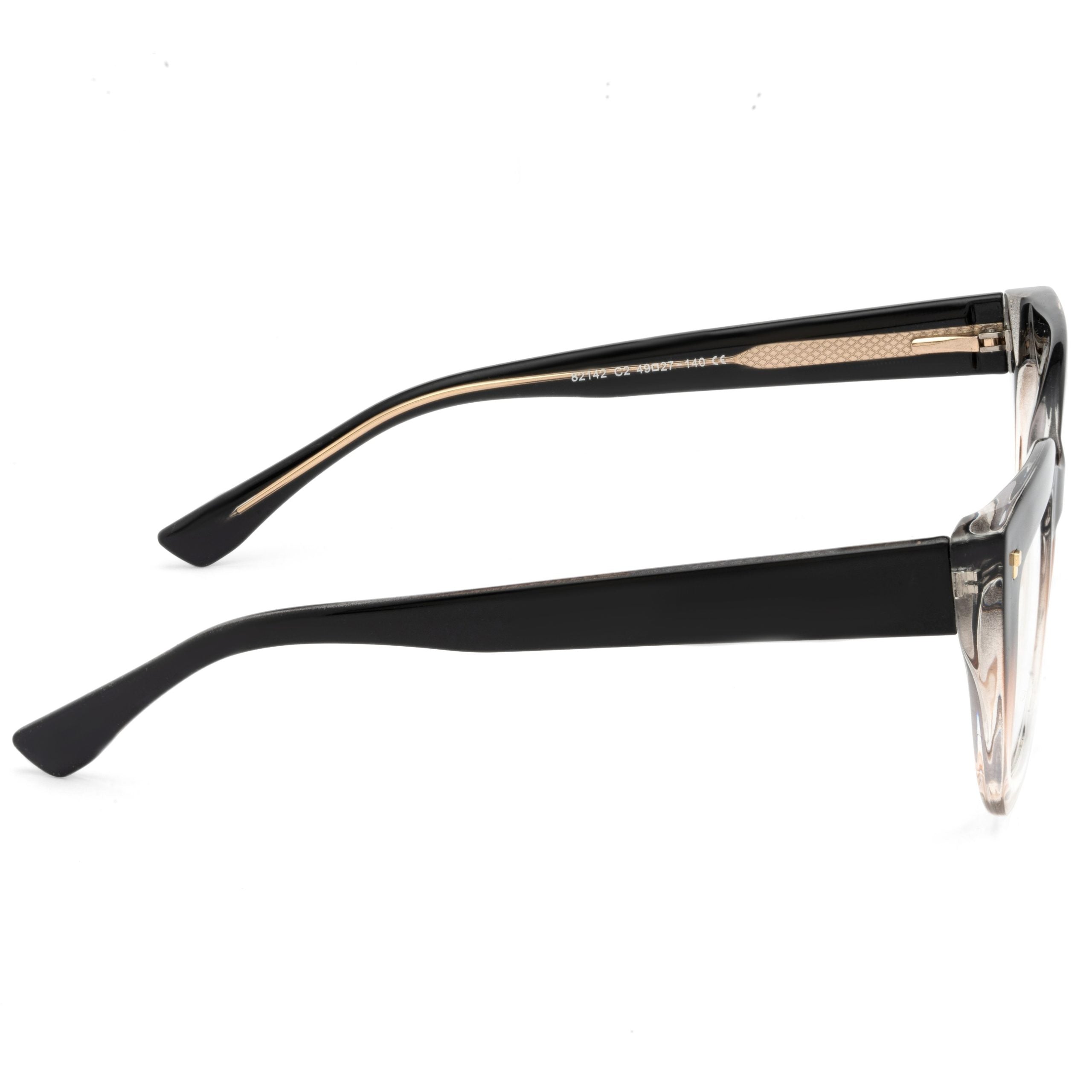 PERKEY Full Rim Retro Square Blue Light Cut & Antiglare Computer Eyeglasses - OPTL0016-C2