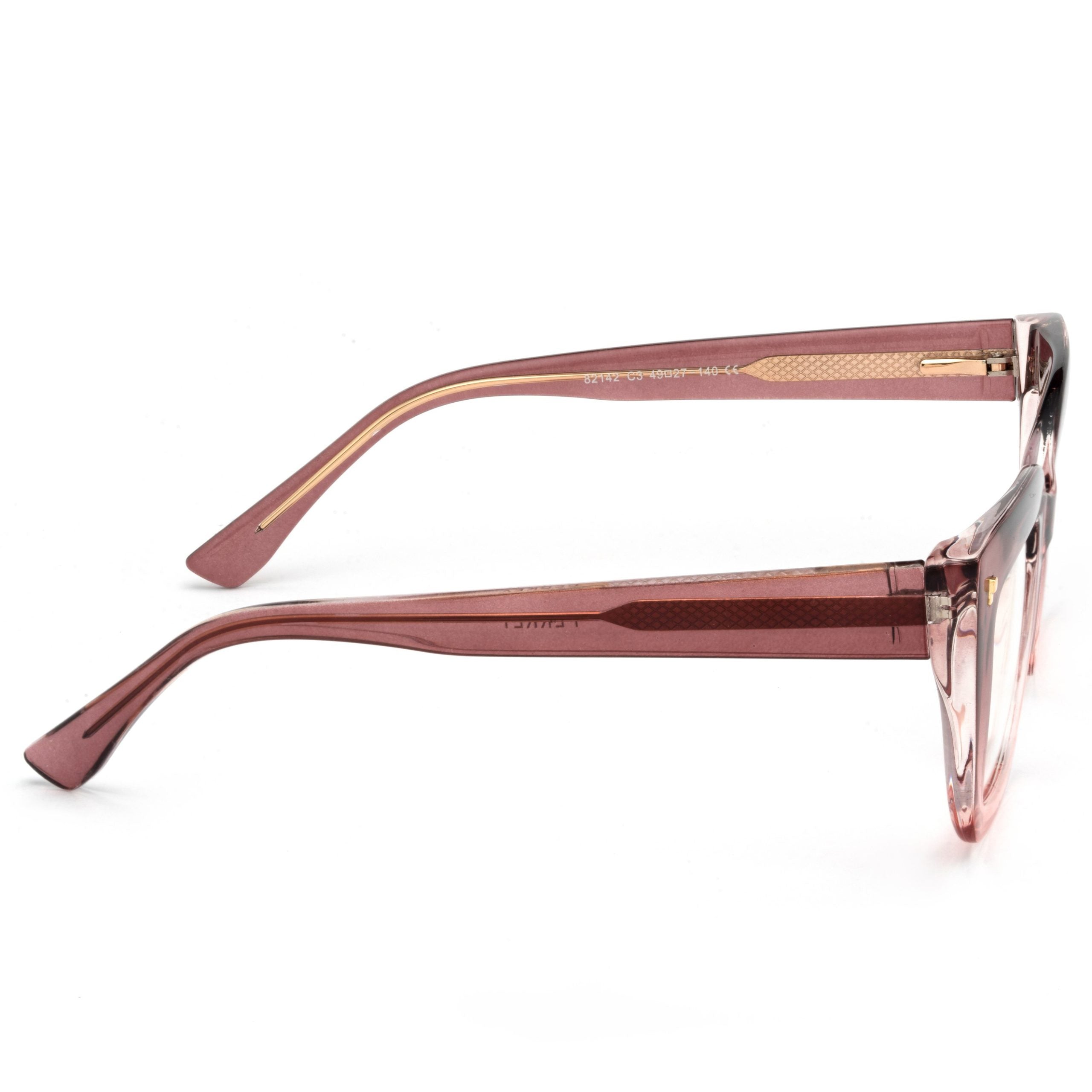PERKEY Full Rim Retro Square Blue Light Cut & Antiglare Computer Eyeglasses For Women  - OPTL0016-C3