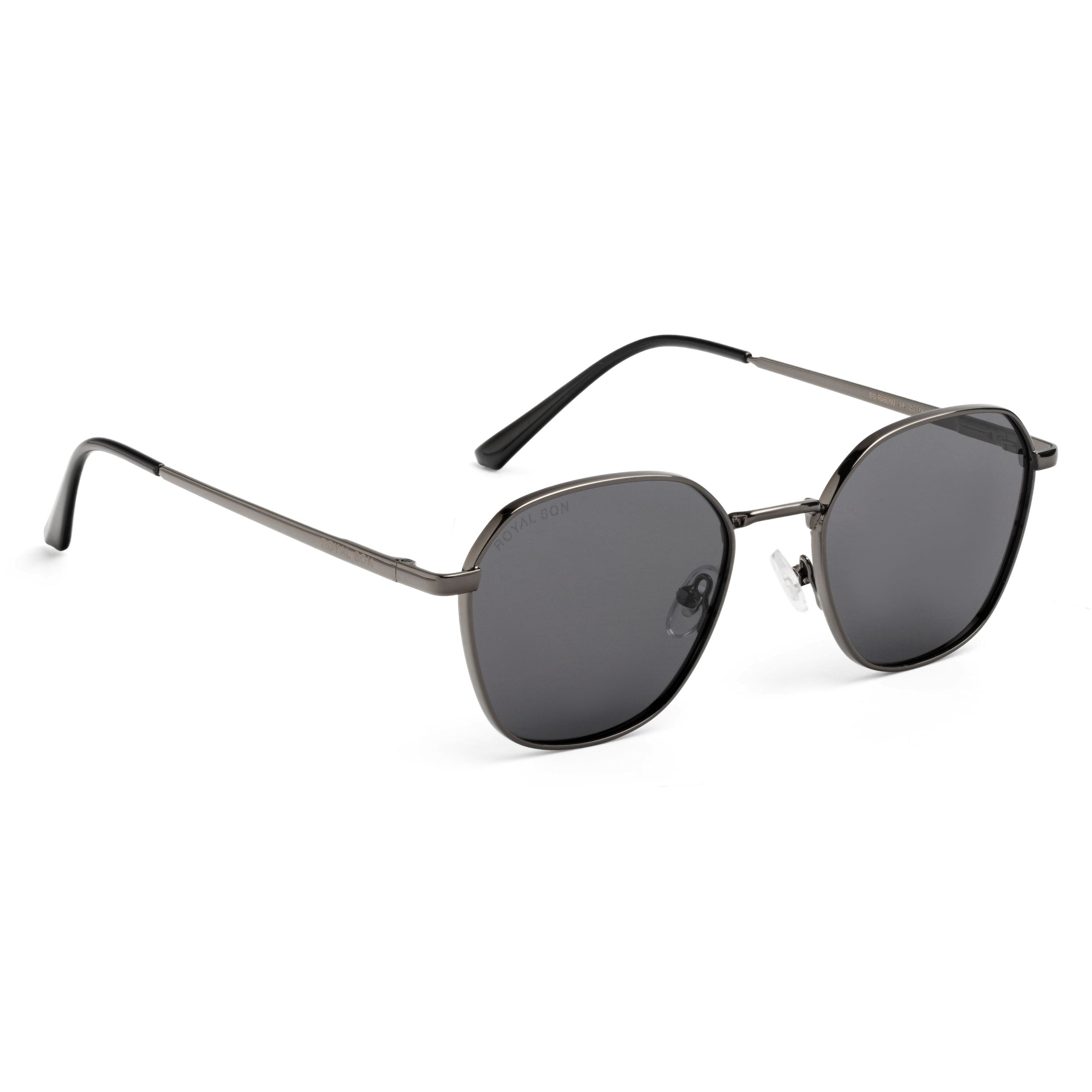 ROYAL SON Stylish Square Polarized Sunglasses with UV Protection For Men and Women - SG-RS6060-C1