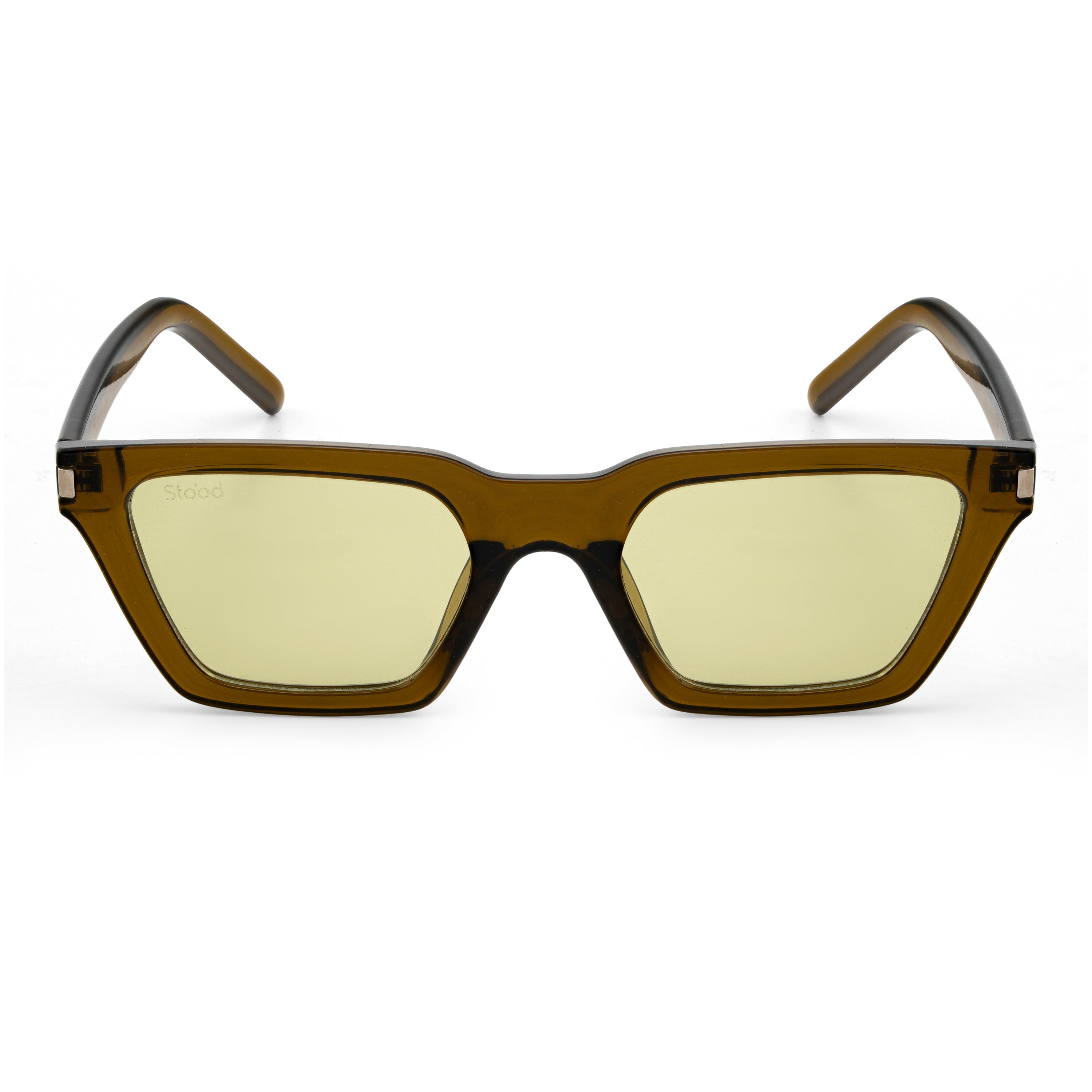 Stood Cat Eye Square Green UV Protection Goggles For Men & Women Sunglasses – SG-STD0012-C3