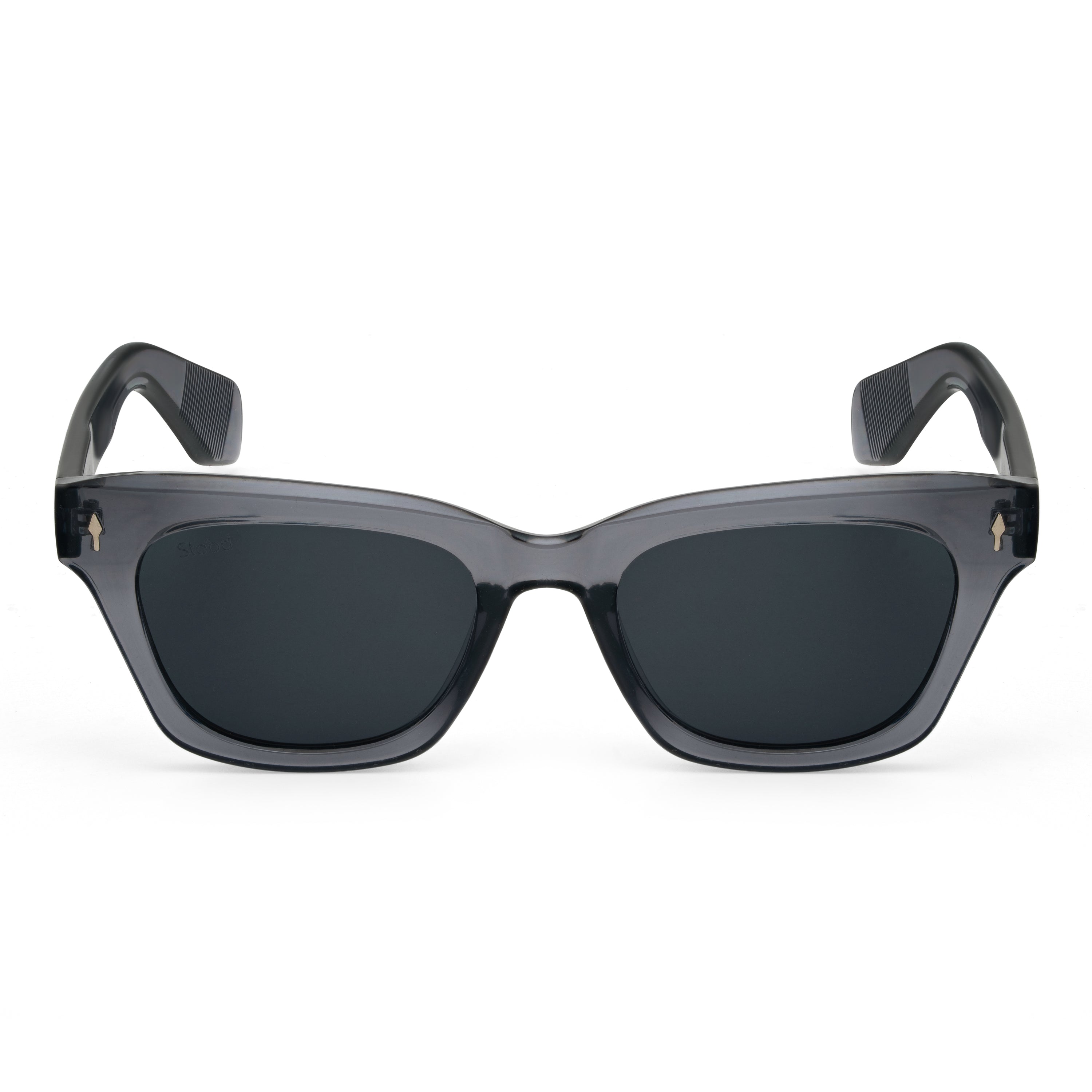 Stood Cat Eye Square Black UV Protection Chashma For Men & Women New Style – SG-STD0027-C2