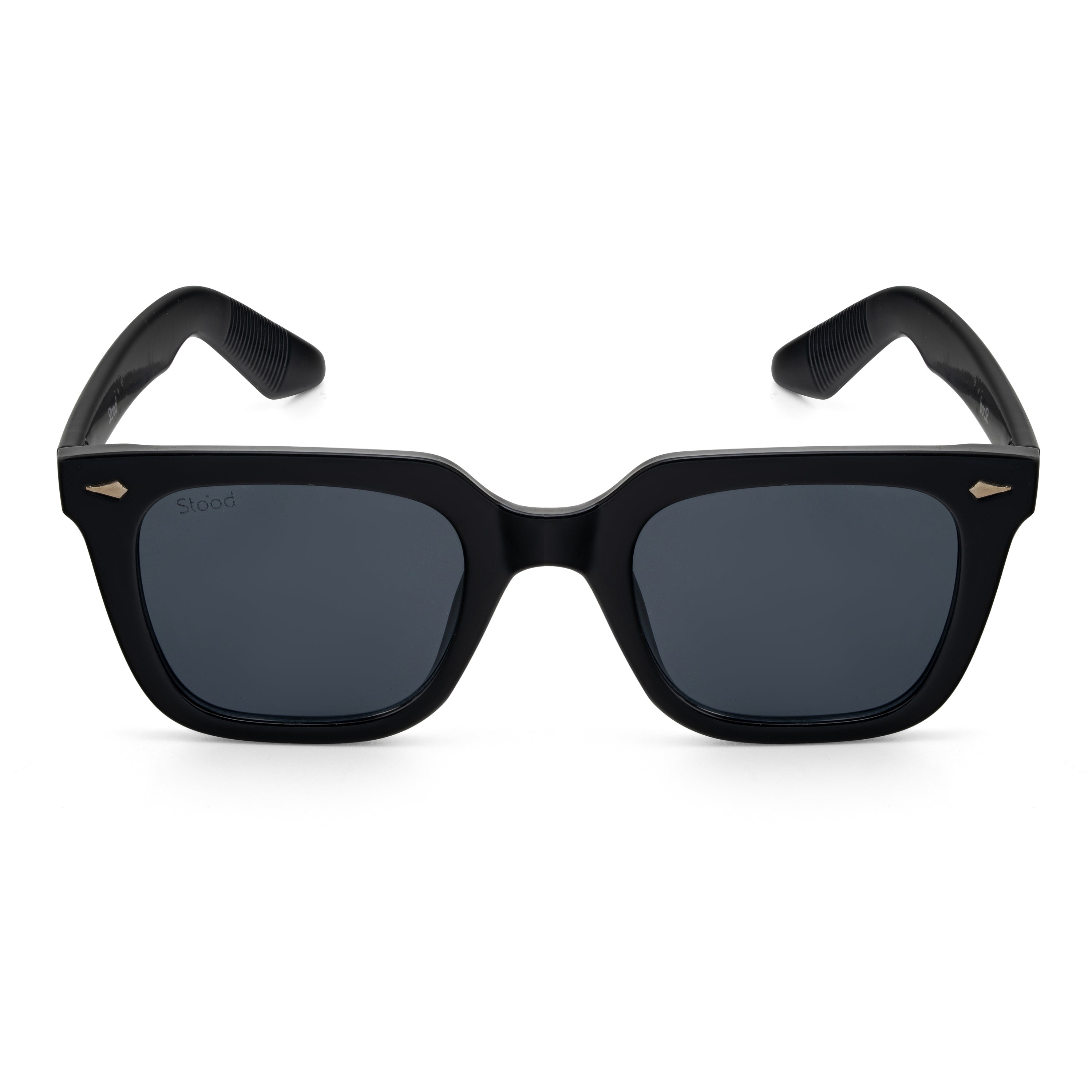Stood Retro Square Black UV Protection Sunglasses For Men & Women Stylish – SG-STD0013-C1