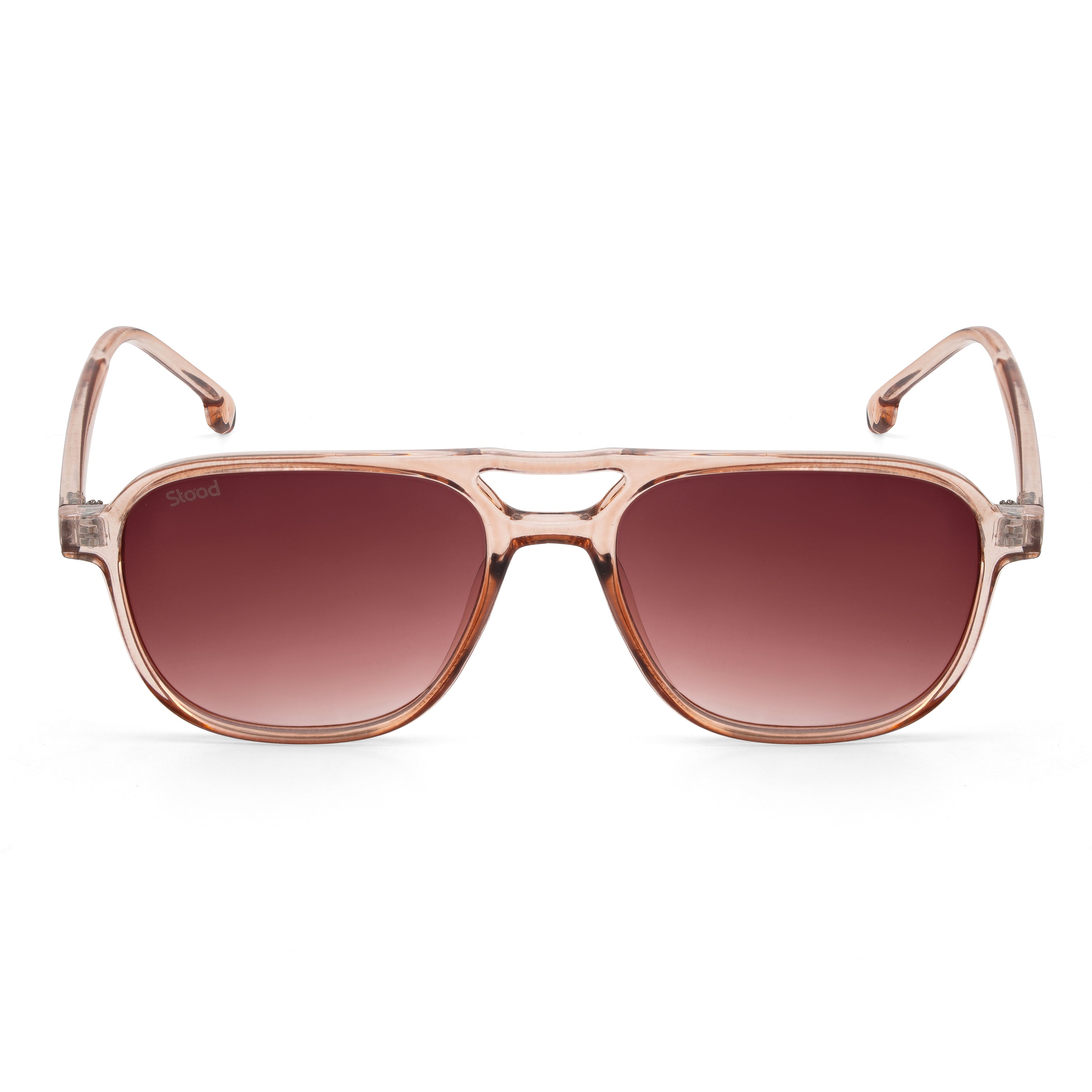 Stood Retro Square Brown UV Protection Goggles For Men & Women Sunglasses – SG-STD0017-C3