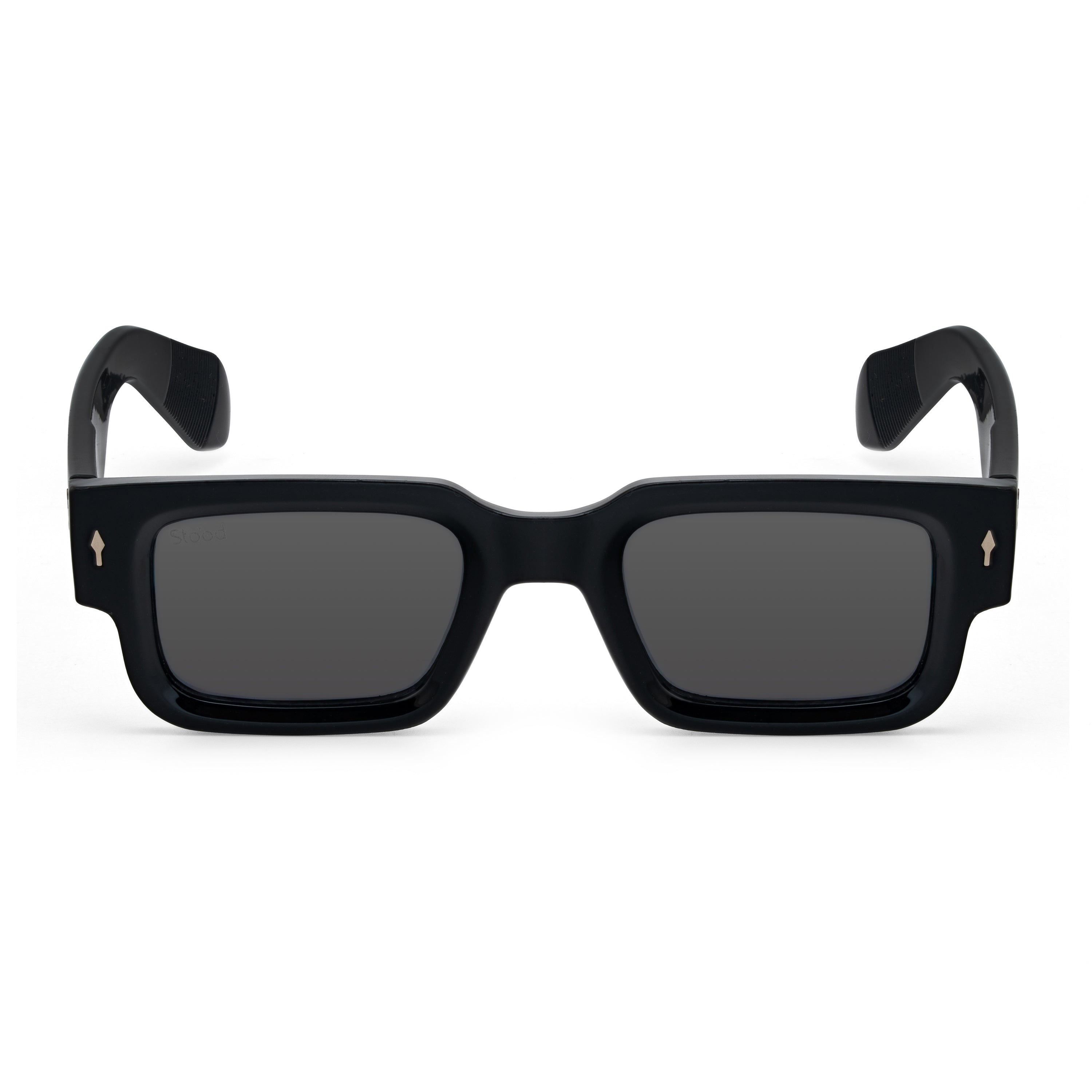 Stood Narrow Square Black UV Protection Sunglasses For Men & Women Stylish – SG-STD0014-C1