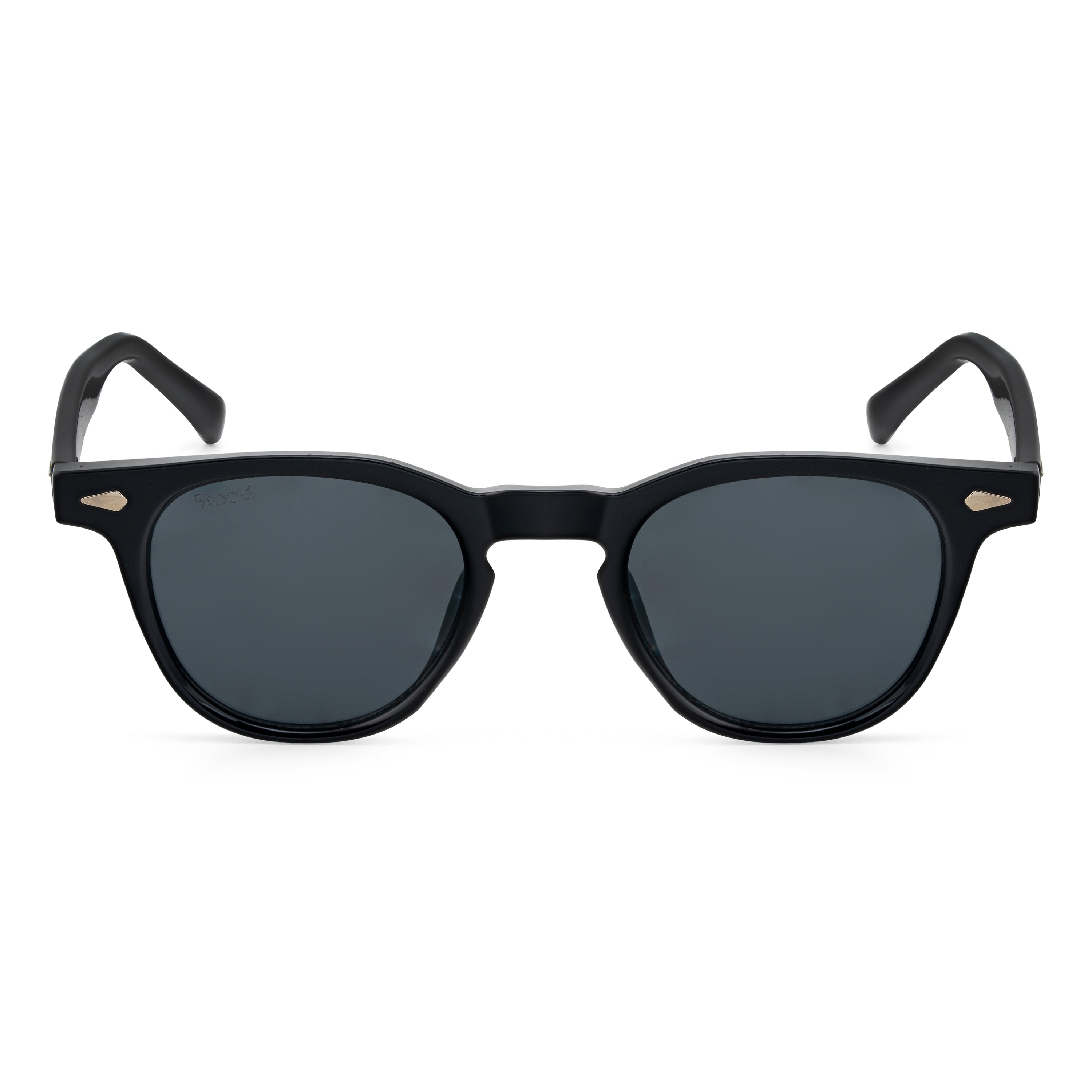 Stood Round Black UV Protection Sunglasses For Men & Women Stylish – SG-STD0026-C1