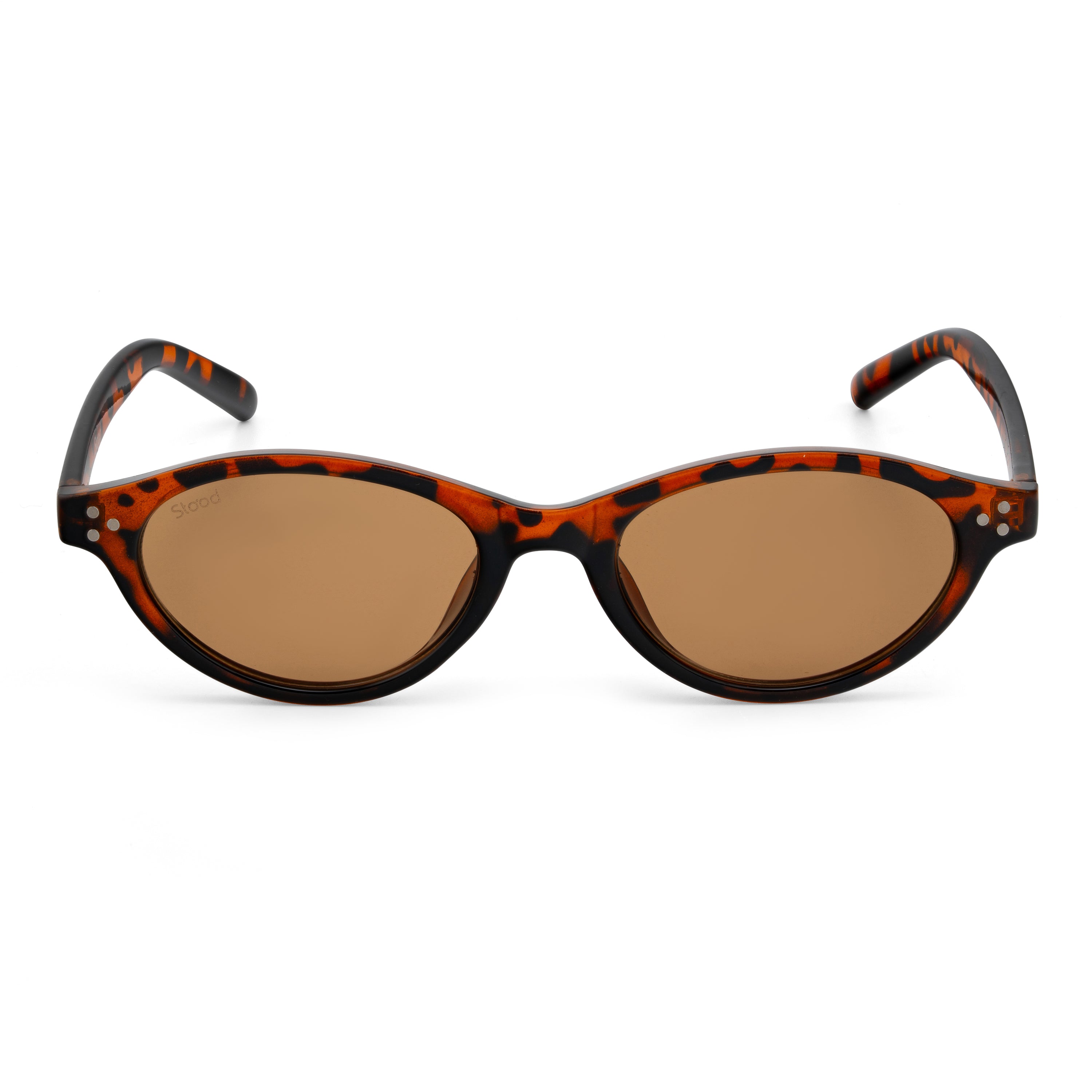 Stood Narrow Oval Brown UV Protection Goggles For Men & Women Sunglasses – SG-STD0015-C3