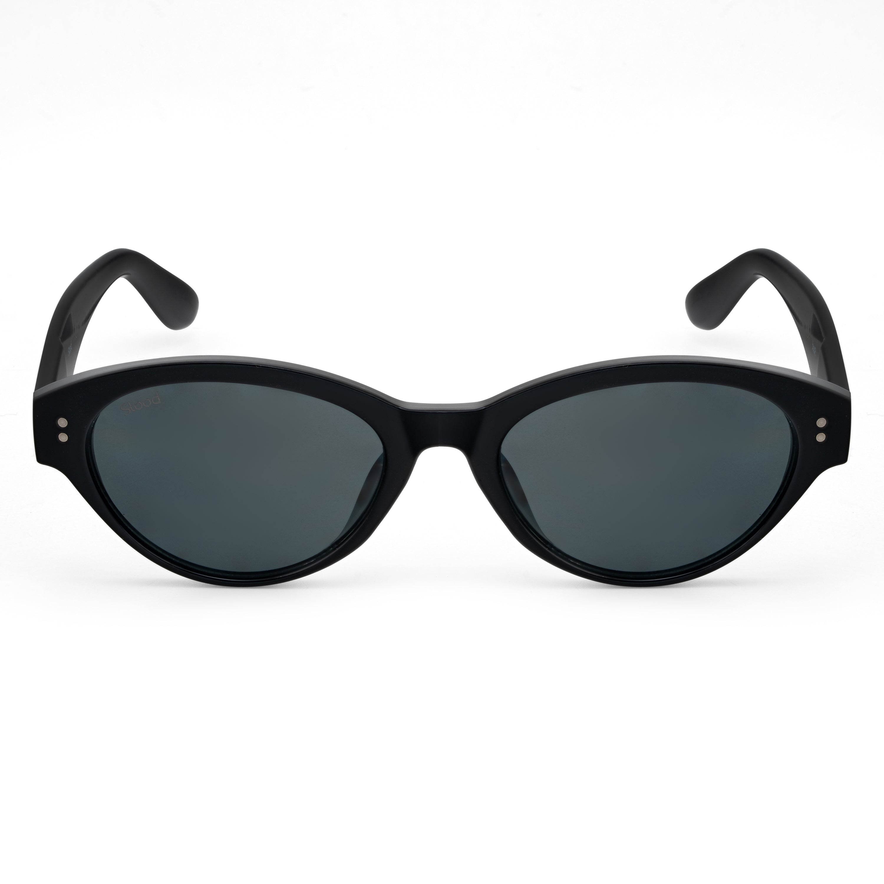 Stood Oval Black UV Protection Sunglasses For Men & Women Stylish – SG-STD0030-C1