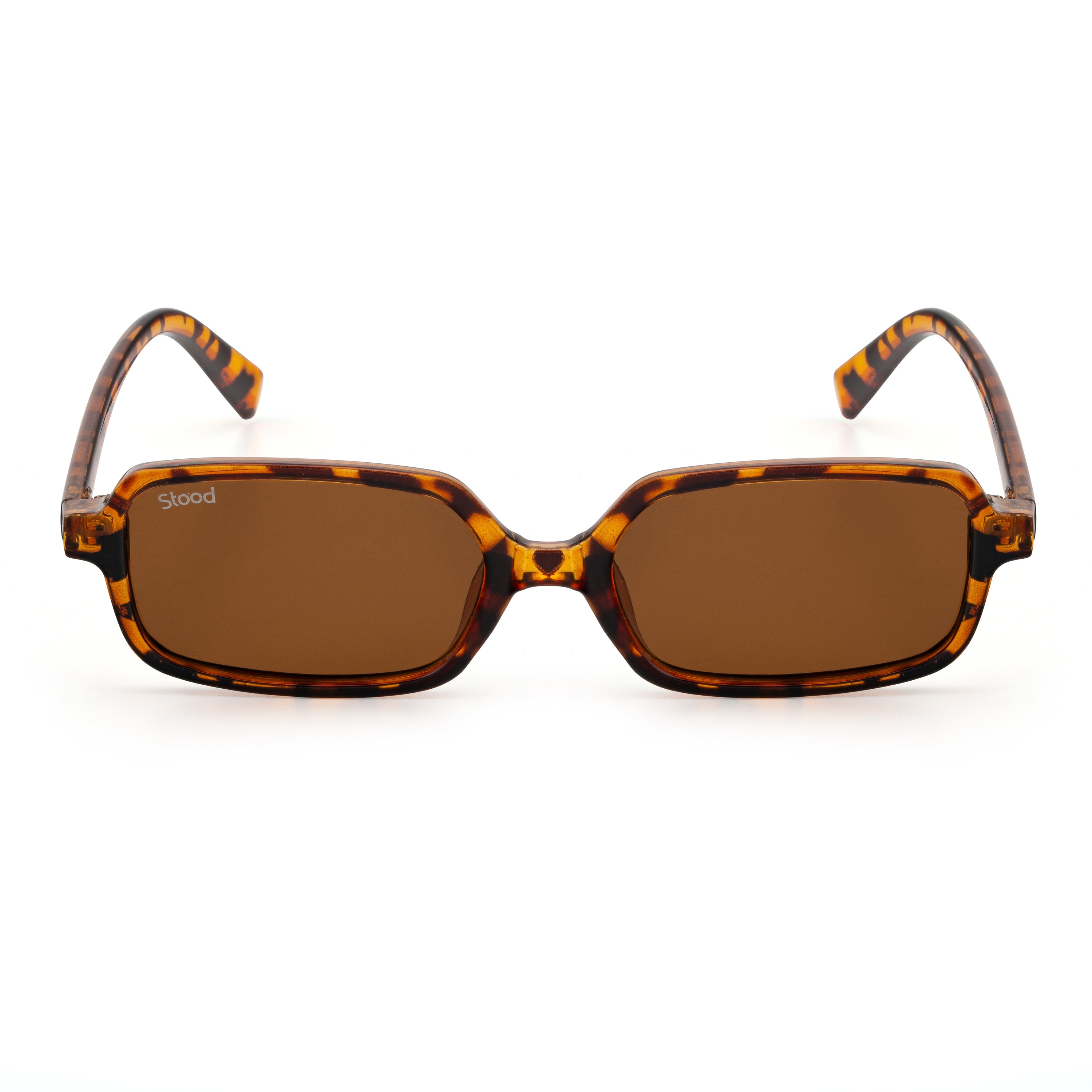 Stood Retro Square Brown UV Protection Goggles For Men & Women Sunglasses – SG-STD0018-C3