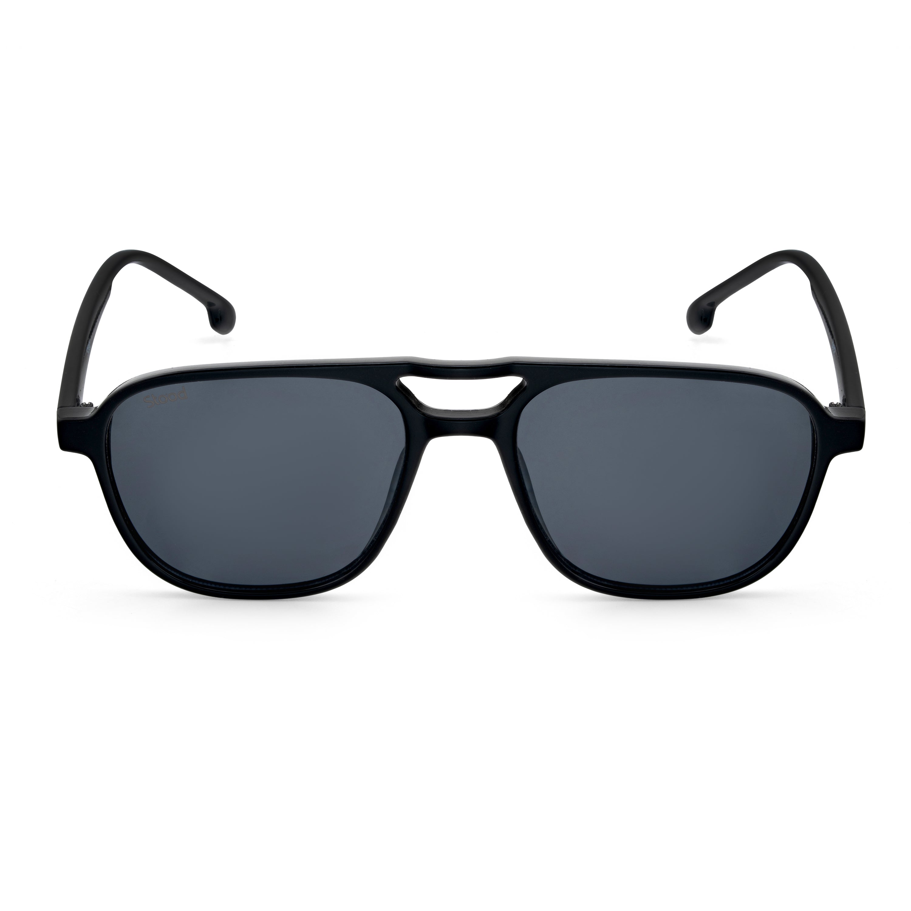 Stood Retro Square Black UV Protection Sunglasses For Men & Women Stylish – SG-STD0017-C1