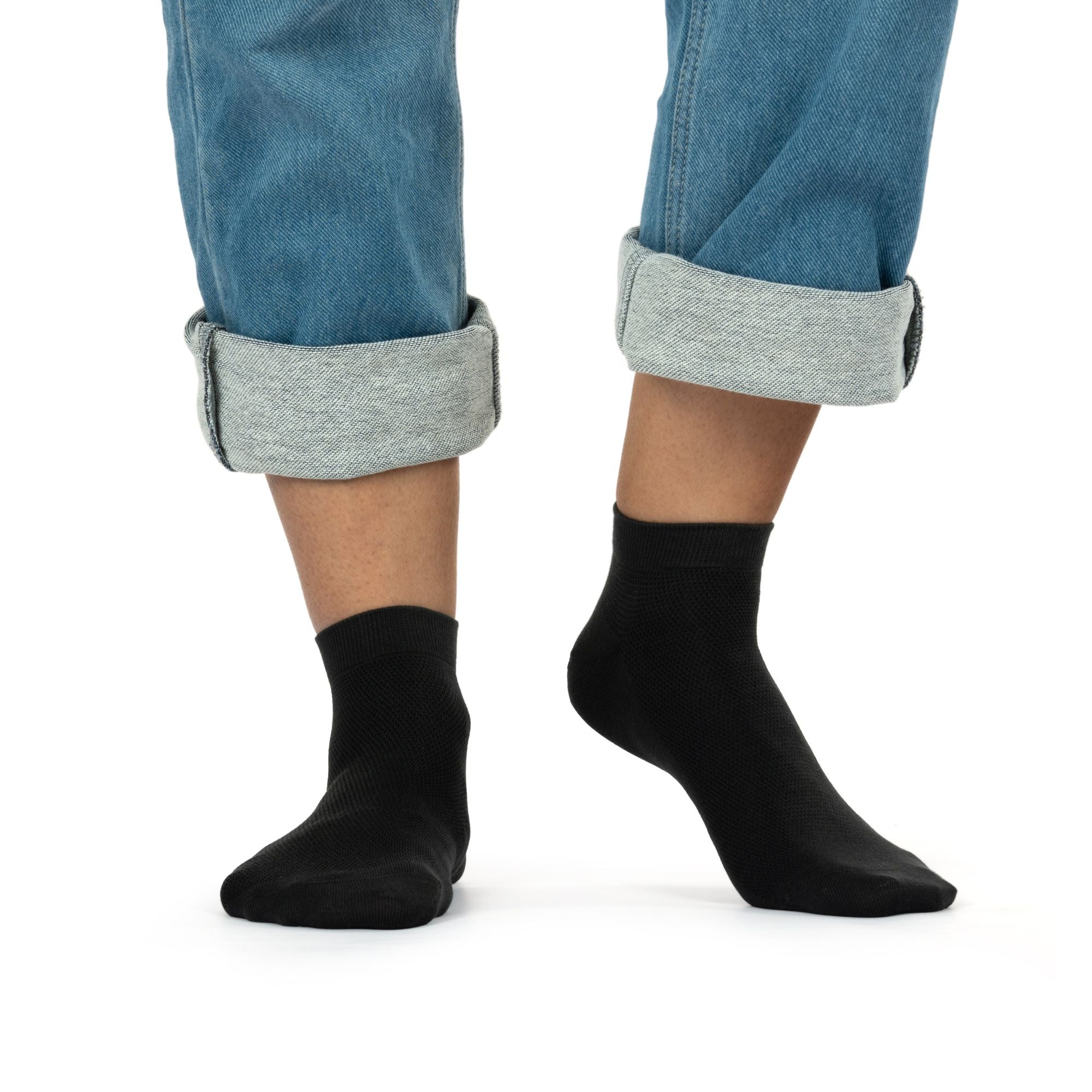 Royal Son Men Ankle Length Breathable Socks - 3 Pack - SC102-C1