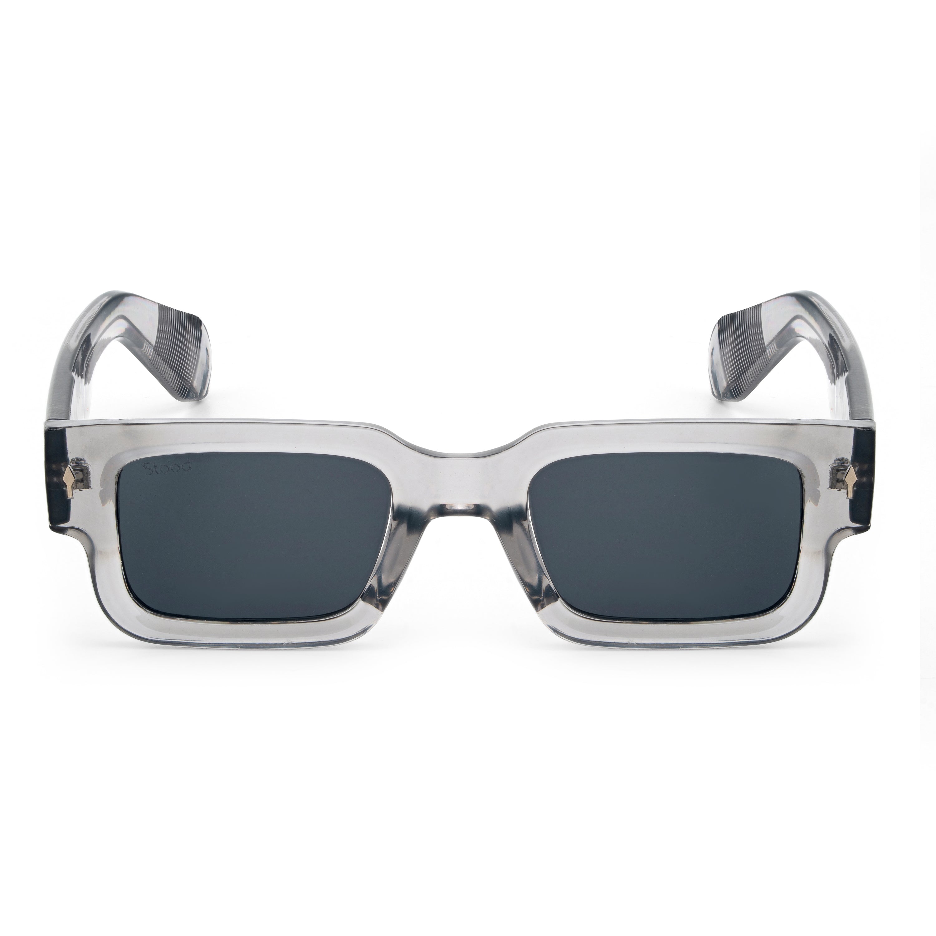 Stood Narrow Square Black UV Protection Chashma For Men & Women New Style – SG-STD0014-C2