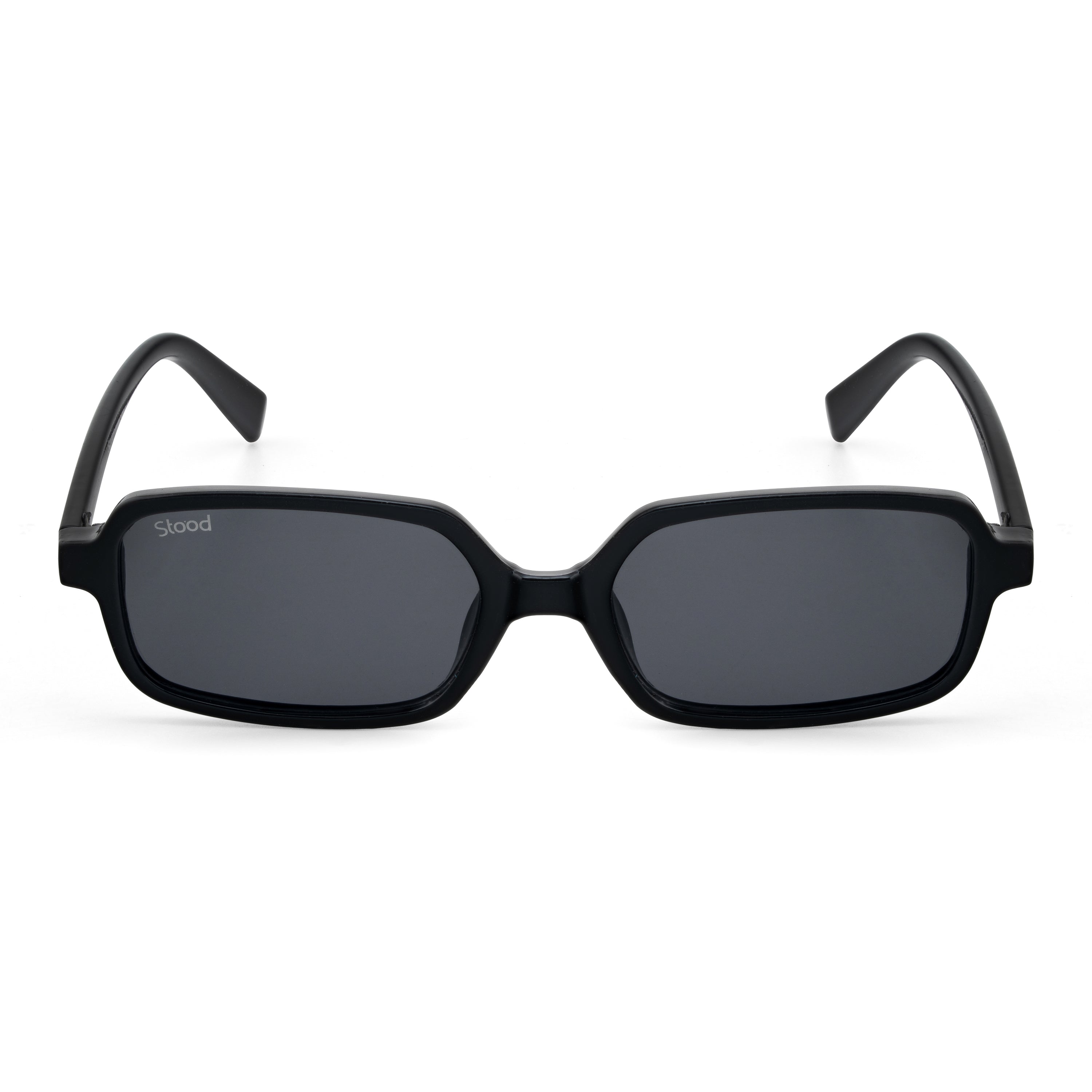 Stood Retro Square Black UV Protection Sunglasses For Men & Women Stylish – SG-STD0018-C1