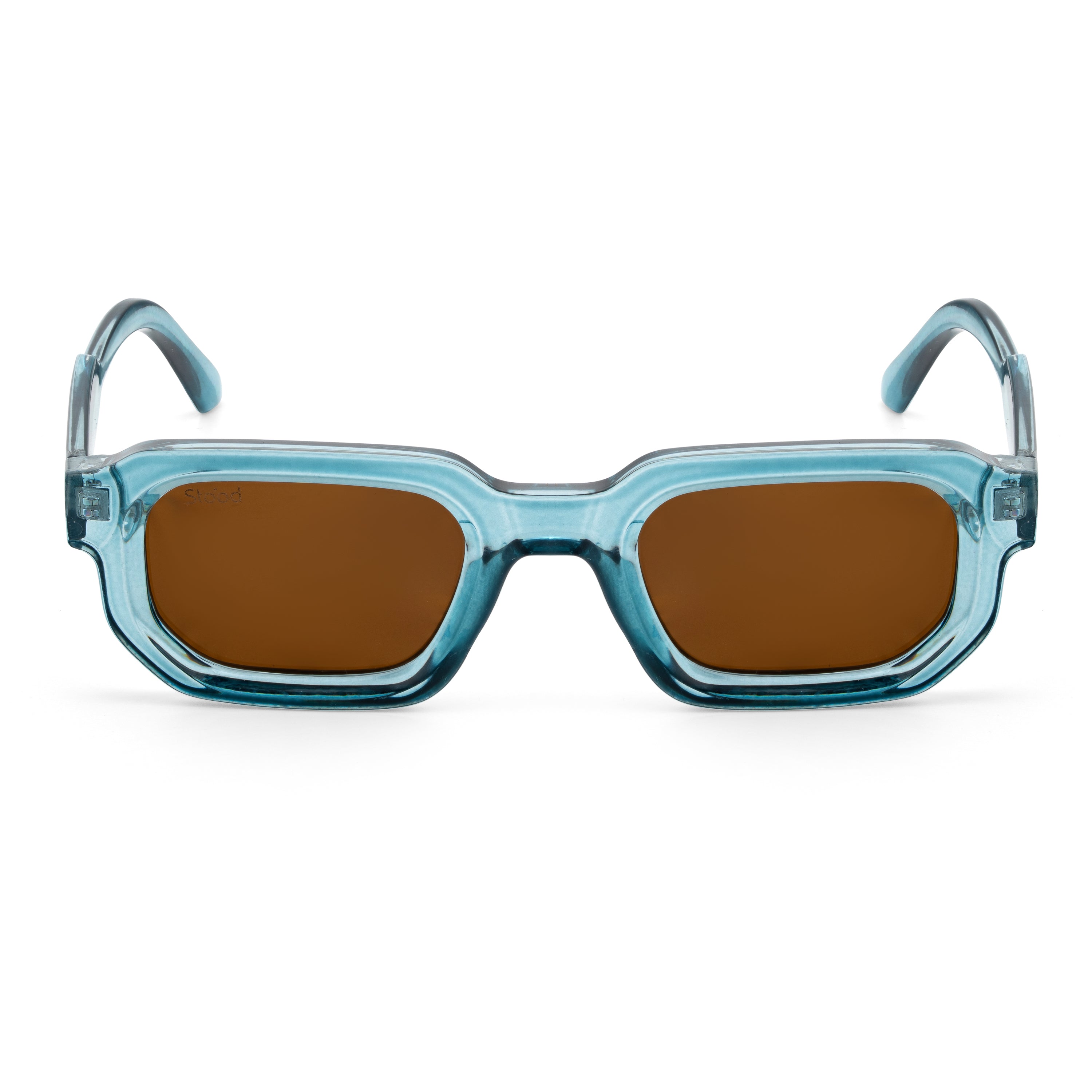 Stood Retro Square Brown UV Protection Goggles For Men & Women Sunglasses – SG-STD0025-C3