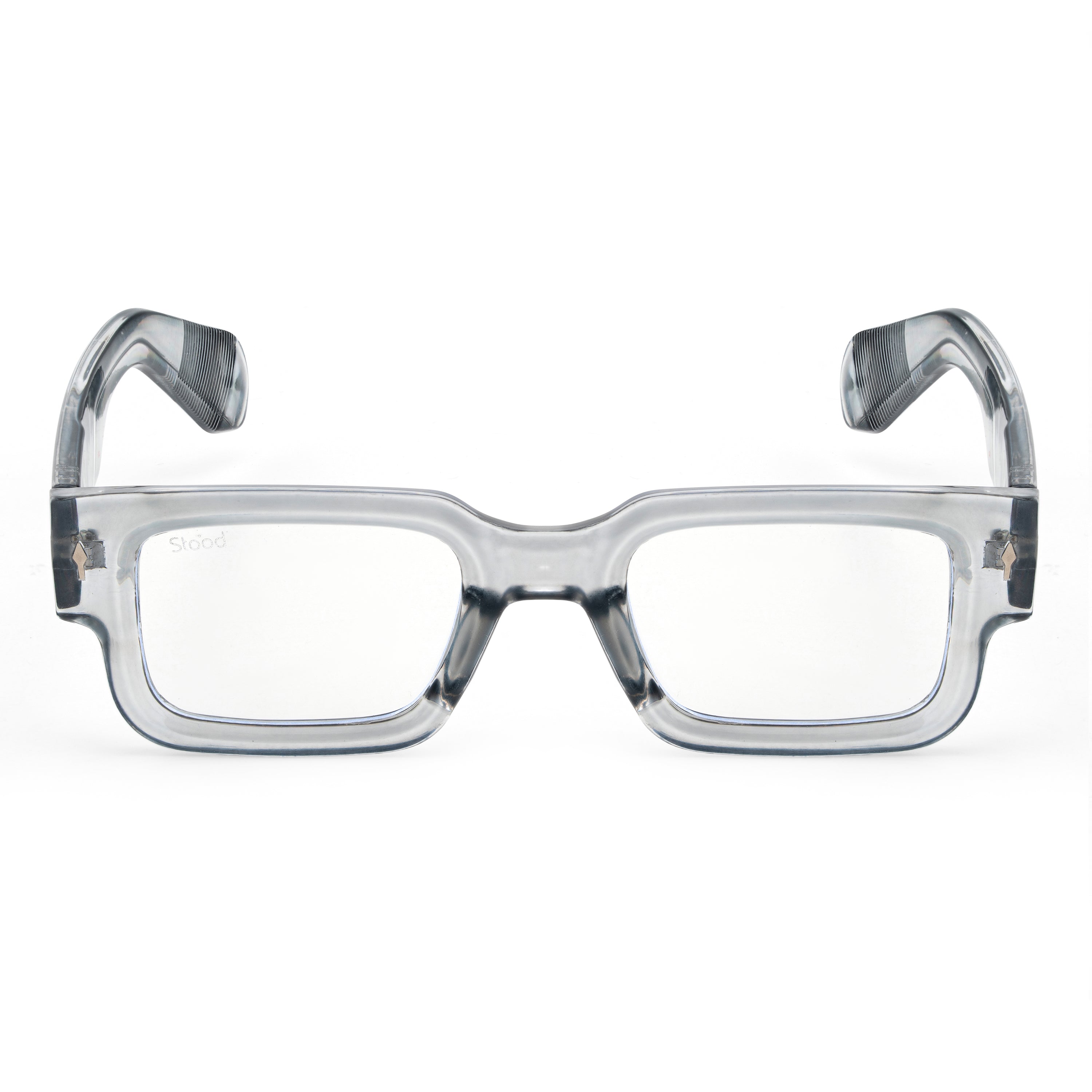 Stood Square Anti Glare Spectacles Frames For Men & Women – SF-STD0014-C2