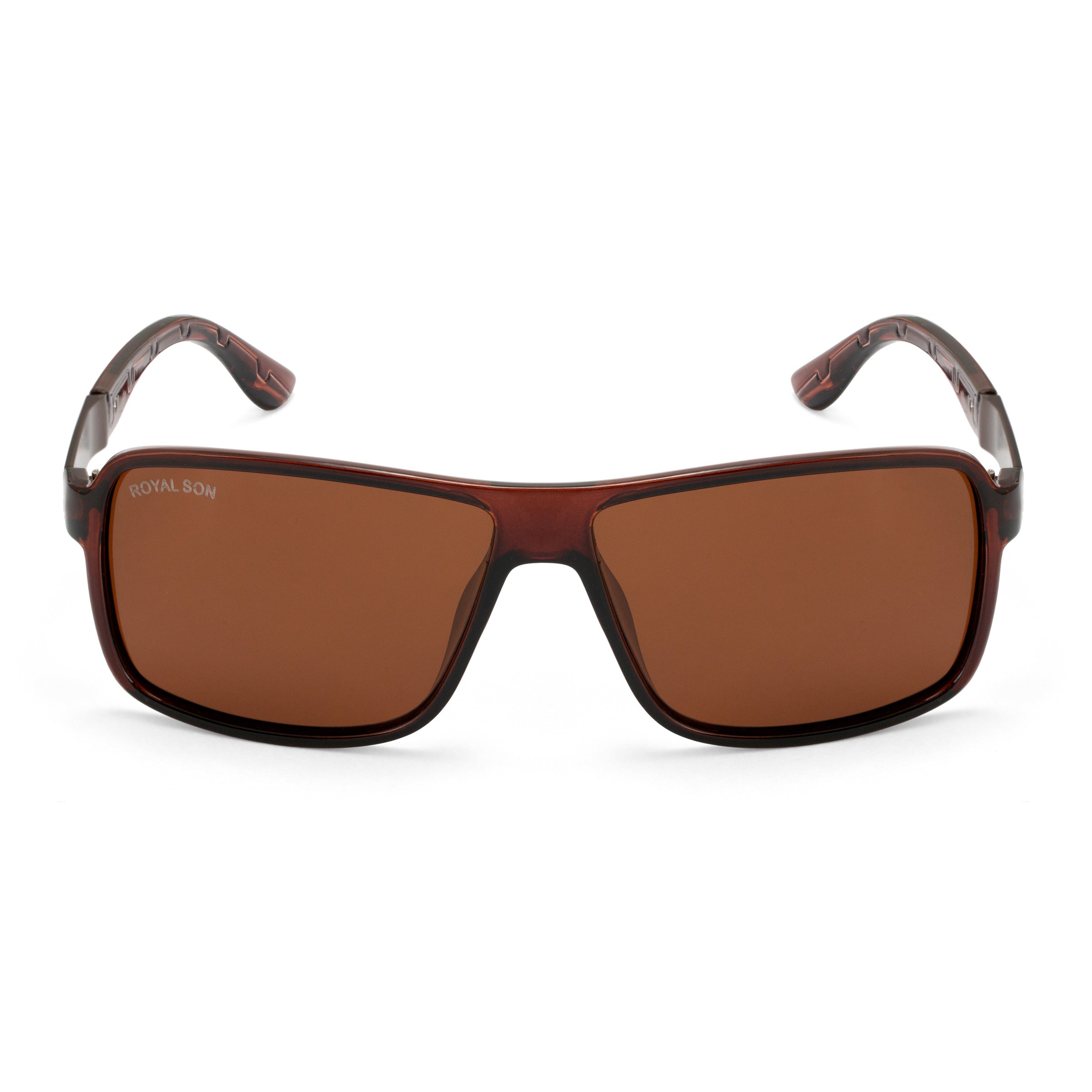 Royal Son Rectangular UV Protection Men Sunglasses - CHI00123-C2
