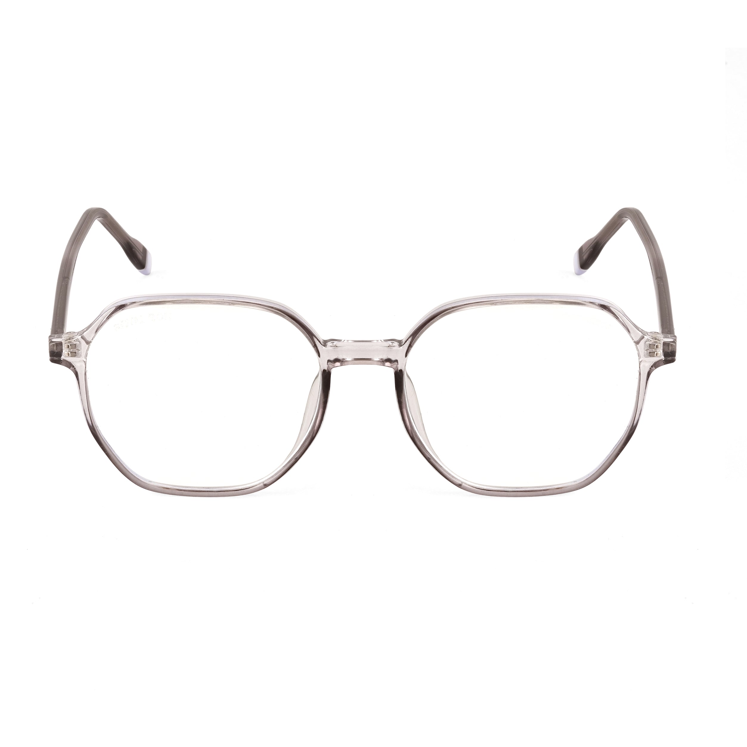 Royal Son Polygon Stylish White Men Spectacles Frame Eye Protection Laptop - SF0025-C3