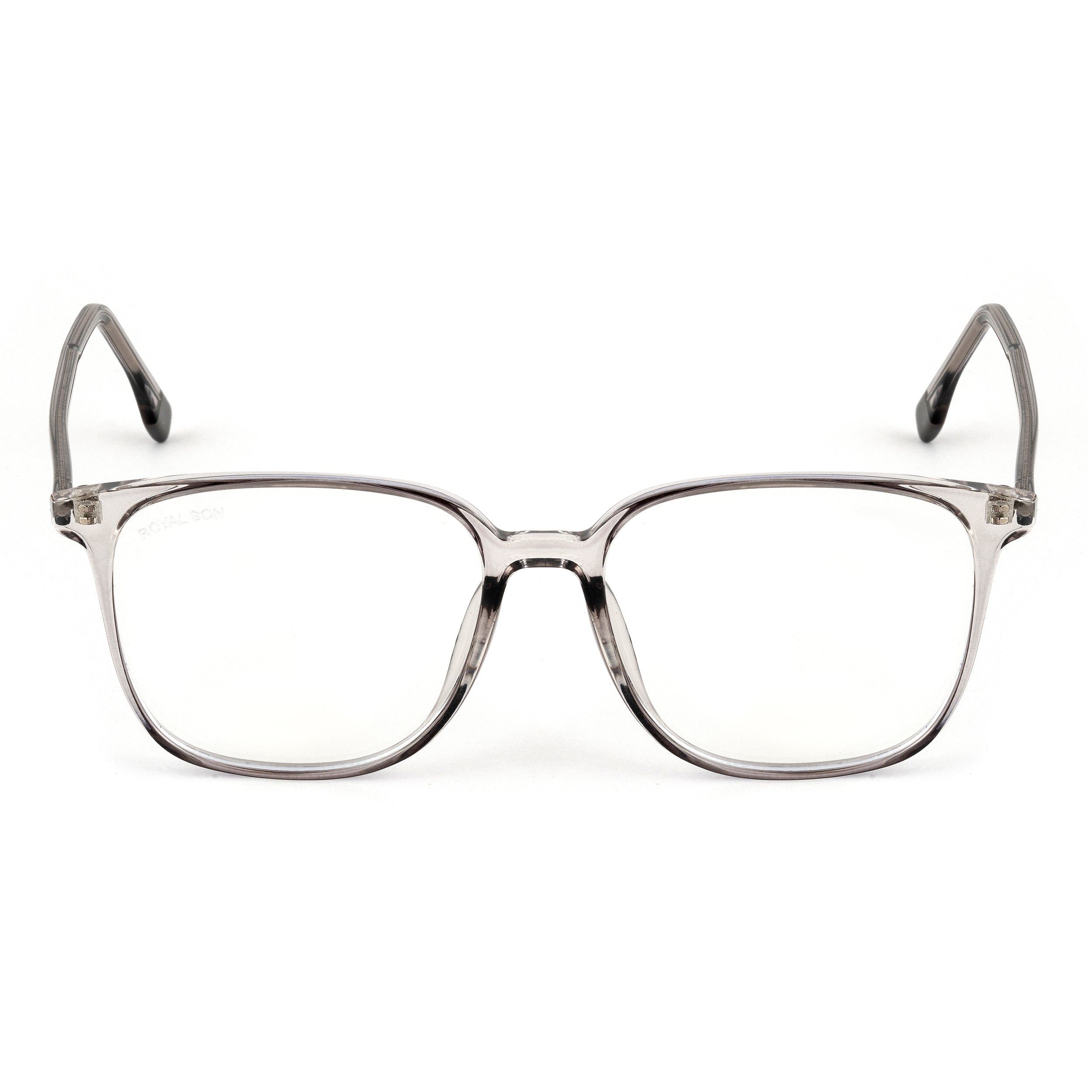 Royal Son Square Clear Blue Block Stylish Uv Rays Eye Protection Eyeglasses Men Women - SF0026-C2
