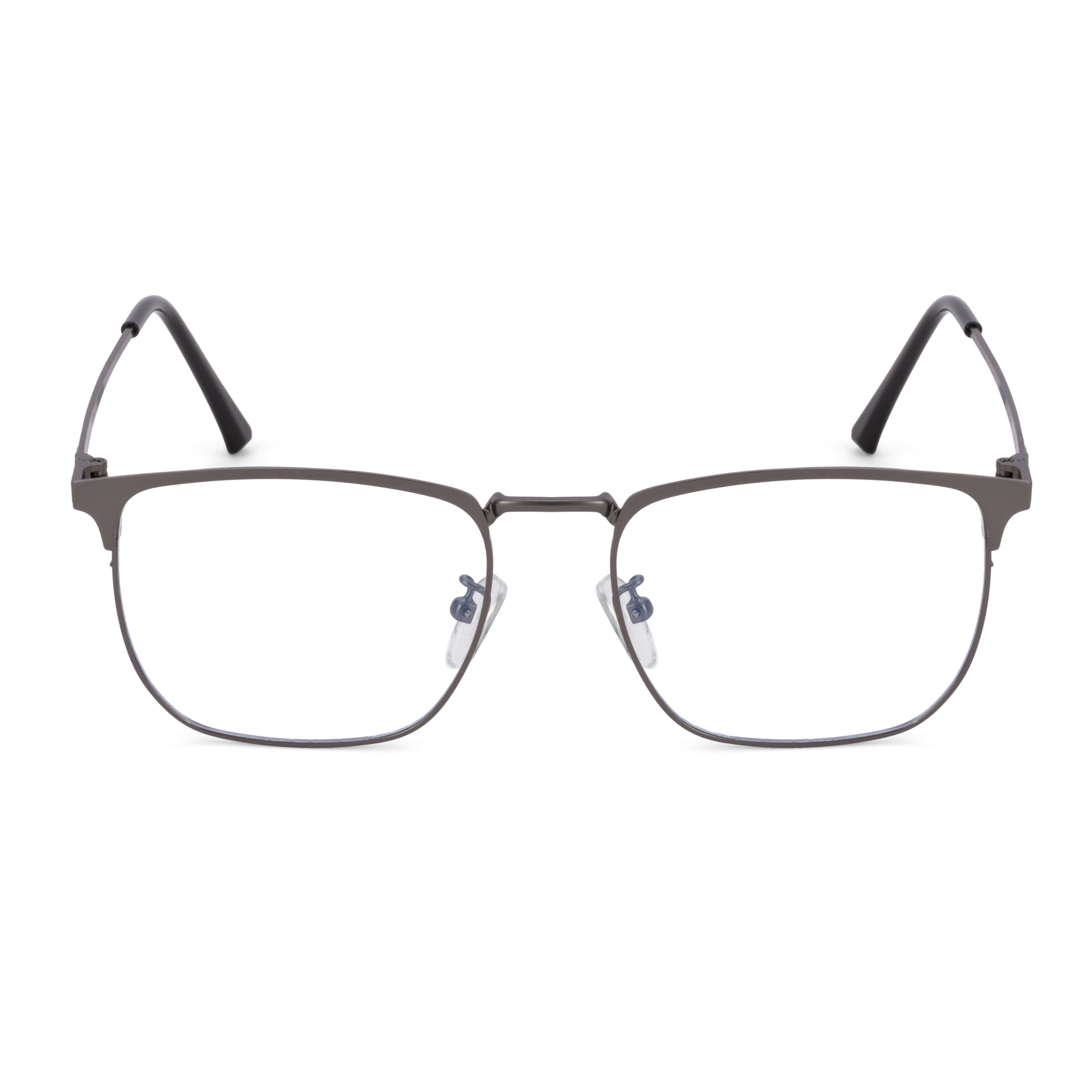 Royal Son Square Matte Black  Blue Light Blocking Spectacles Frames Men Women - SF0086-C1