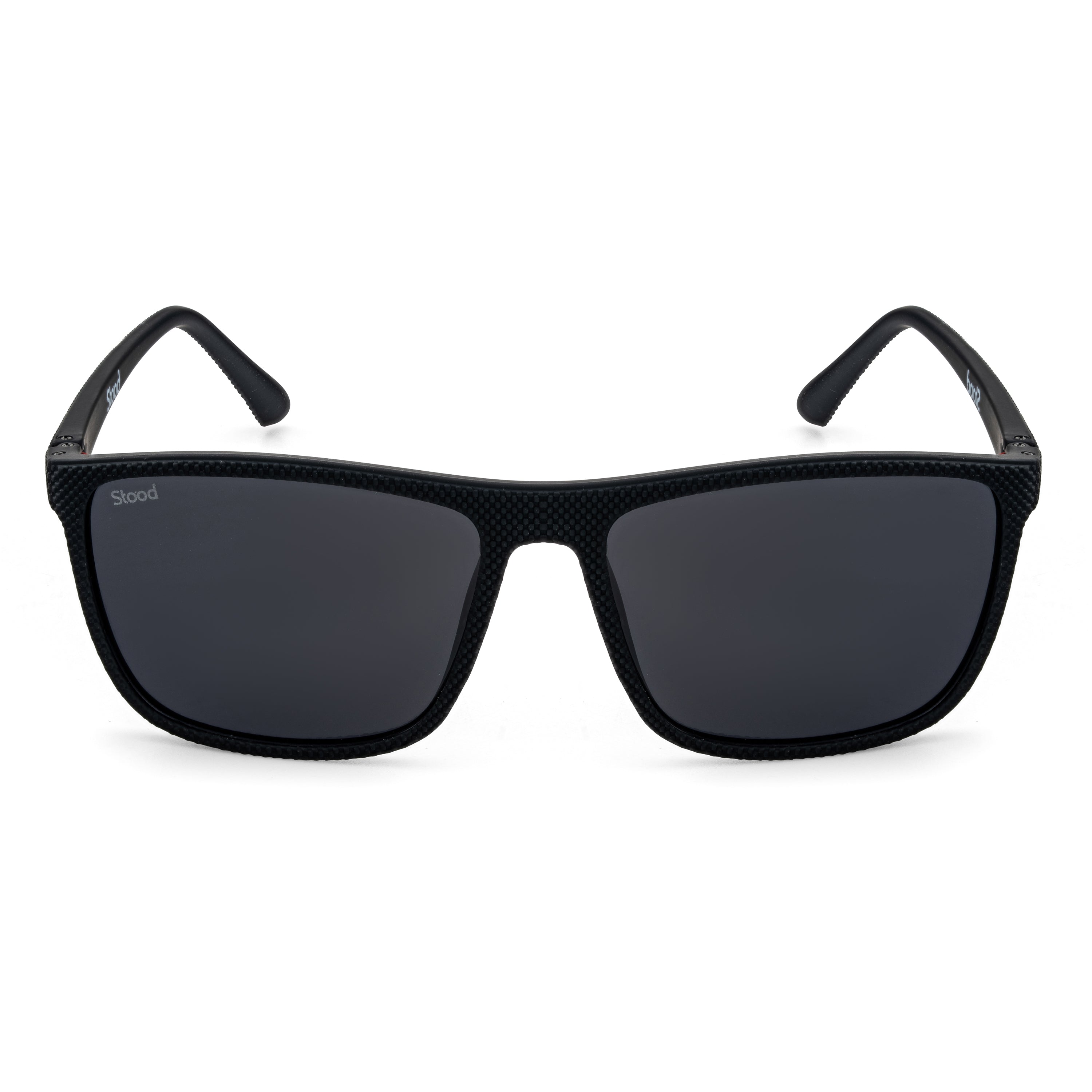 Stood Square Black Polarized UV Protection Sunglasses For Men & Women Stylish – SG-STD0022-C1