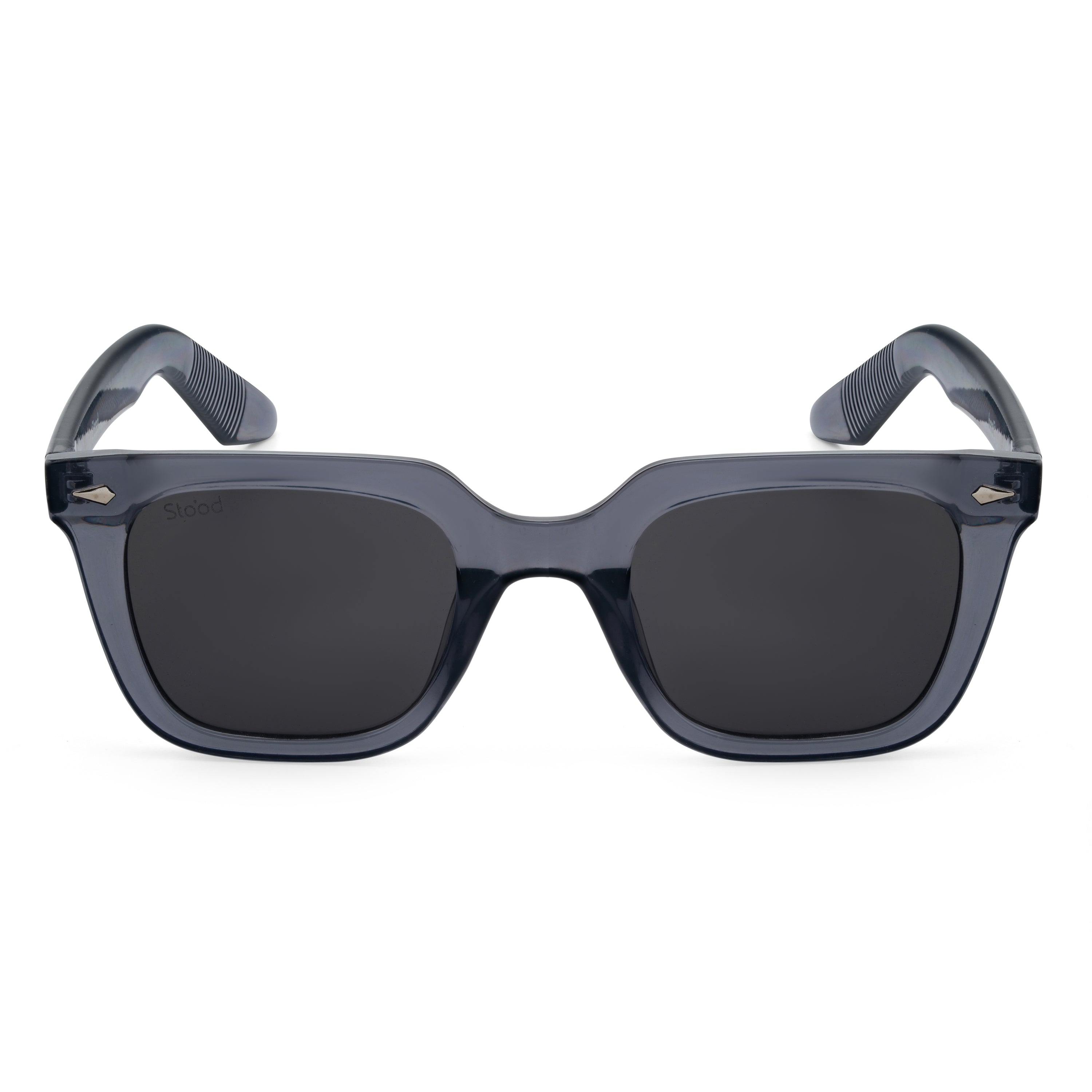 Stood Retro Square Black UV Protection Chashma For Men & Women New Style – SG-STD0013-C2