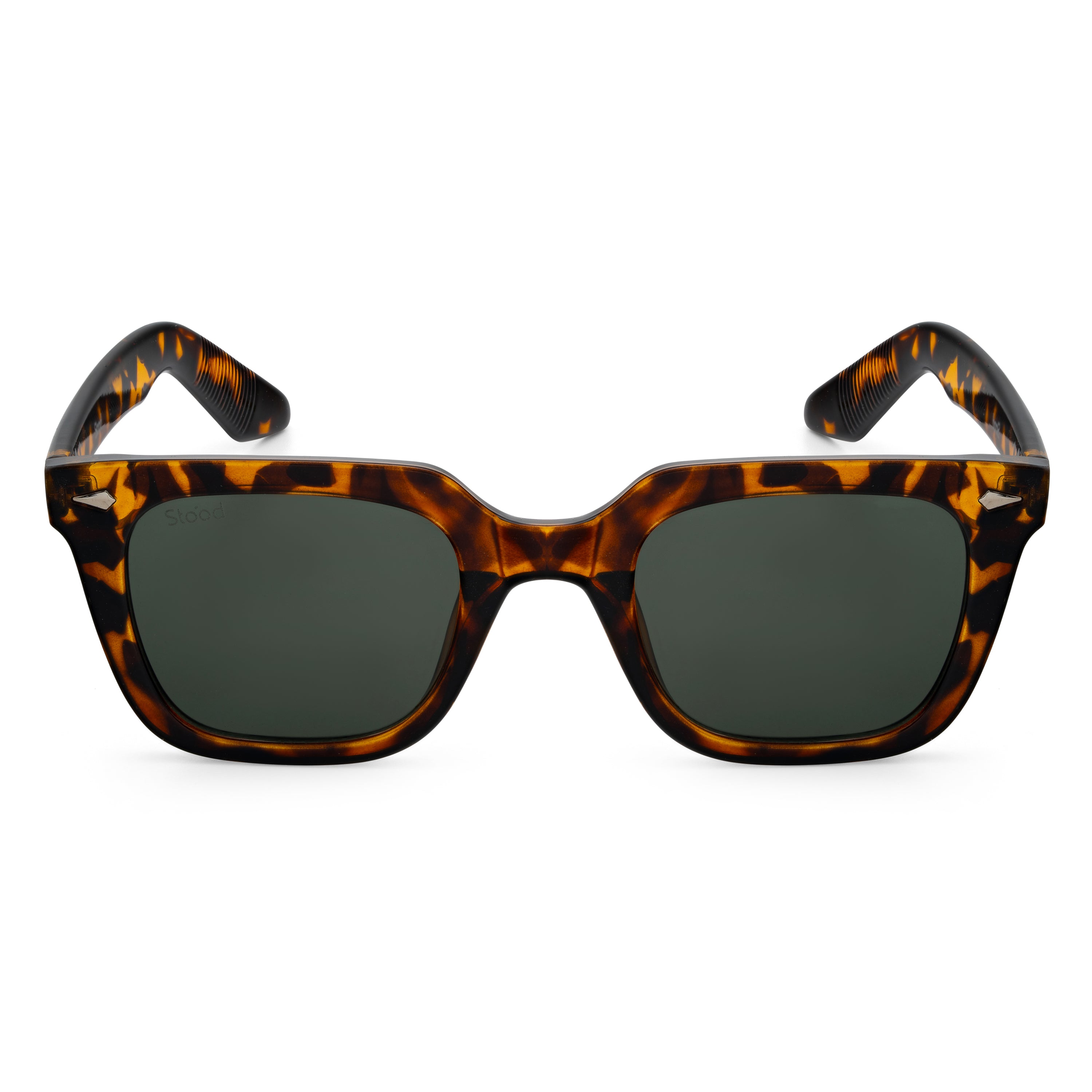 Stood Retro Square Green UV Protection Goggles For Men & Women Sunglasses – SG-STD0013-C3