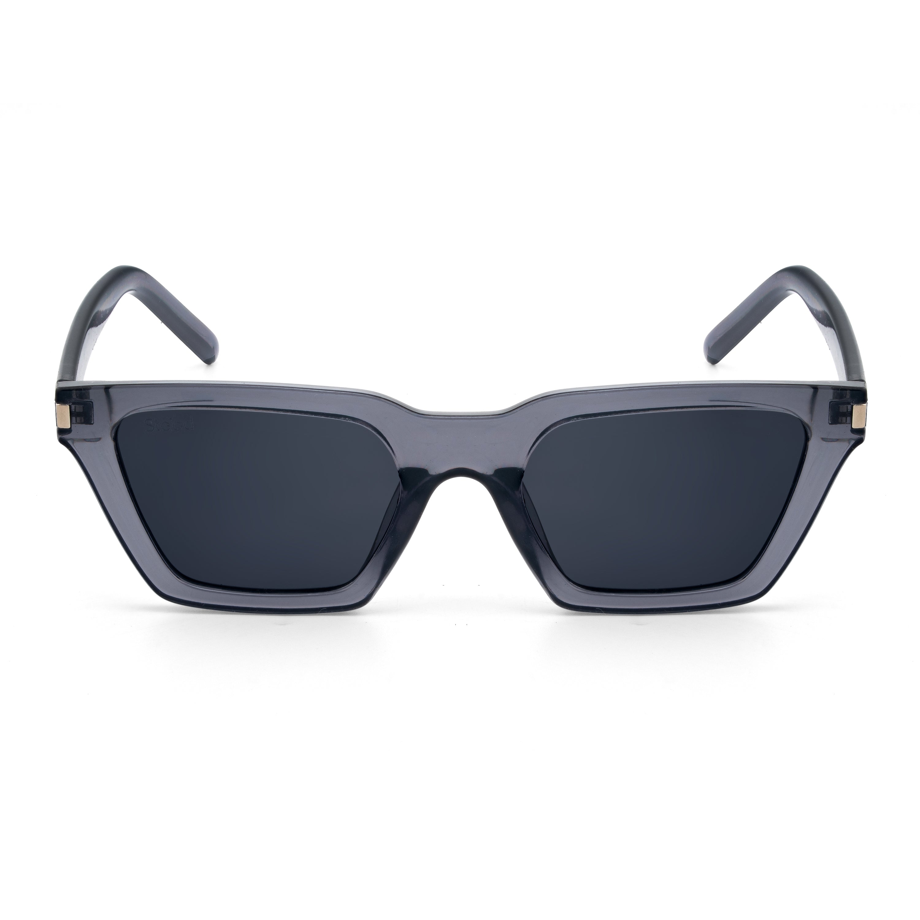 Stood Cat Eye Square Black UV Protection Chashma For Men & Women New Style – SG-STD0012-C2
