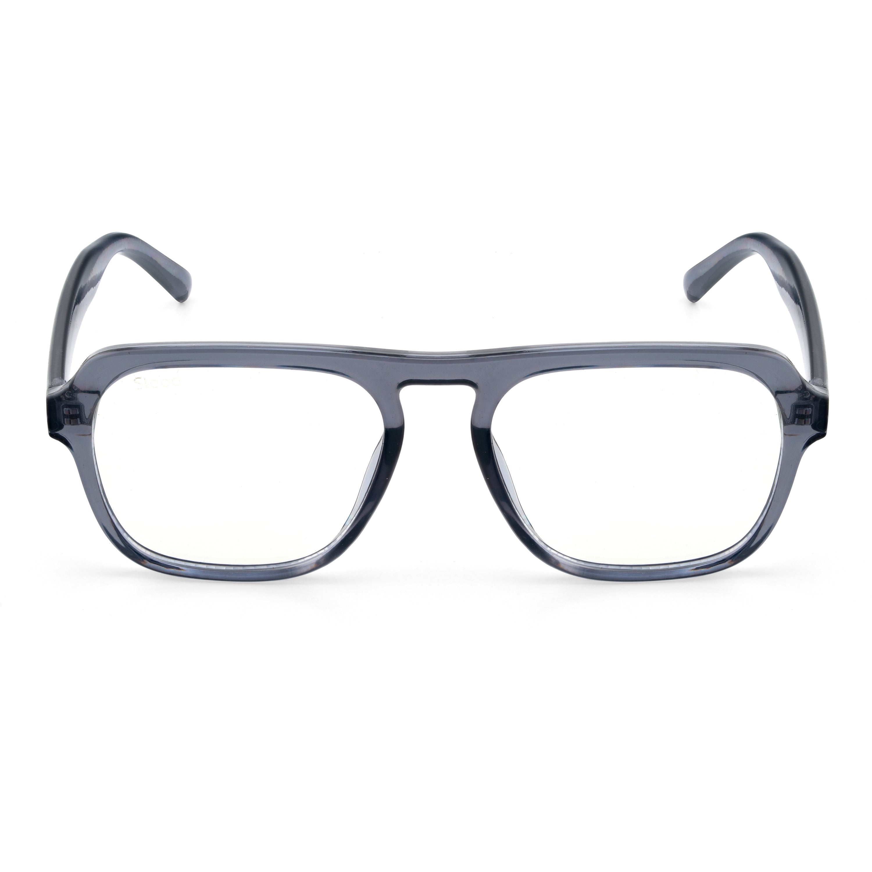 Stood Square Anti Glare Spectacles Frames For Men & Women – SF-STD0024-C2
